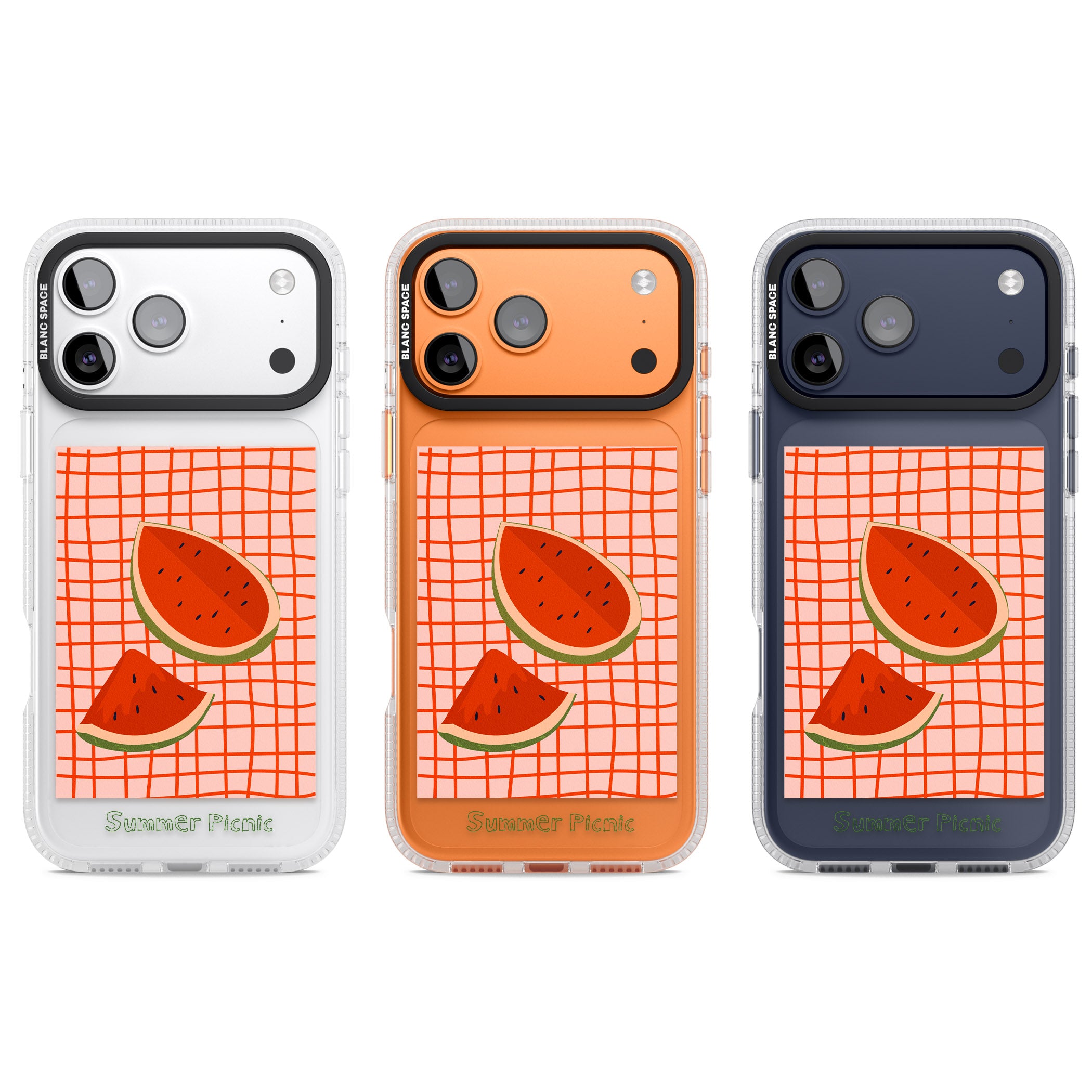 Summer Picnic iPhone 17 Pro Impact Air Clear Phone Case APT Impact Protection
