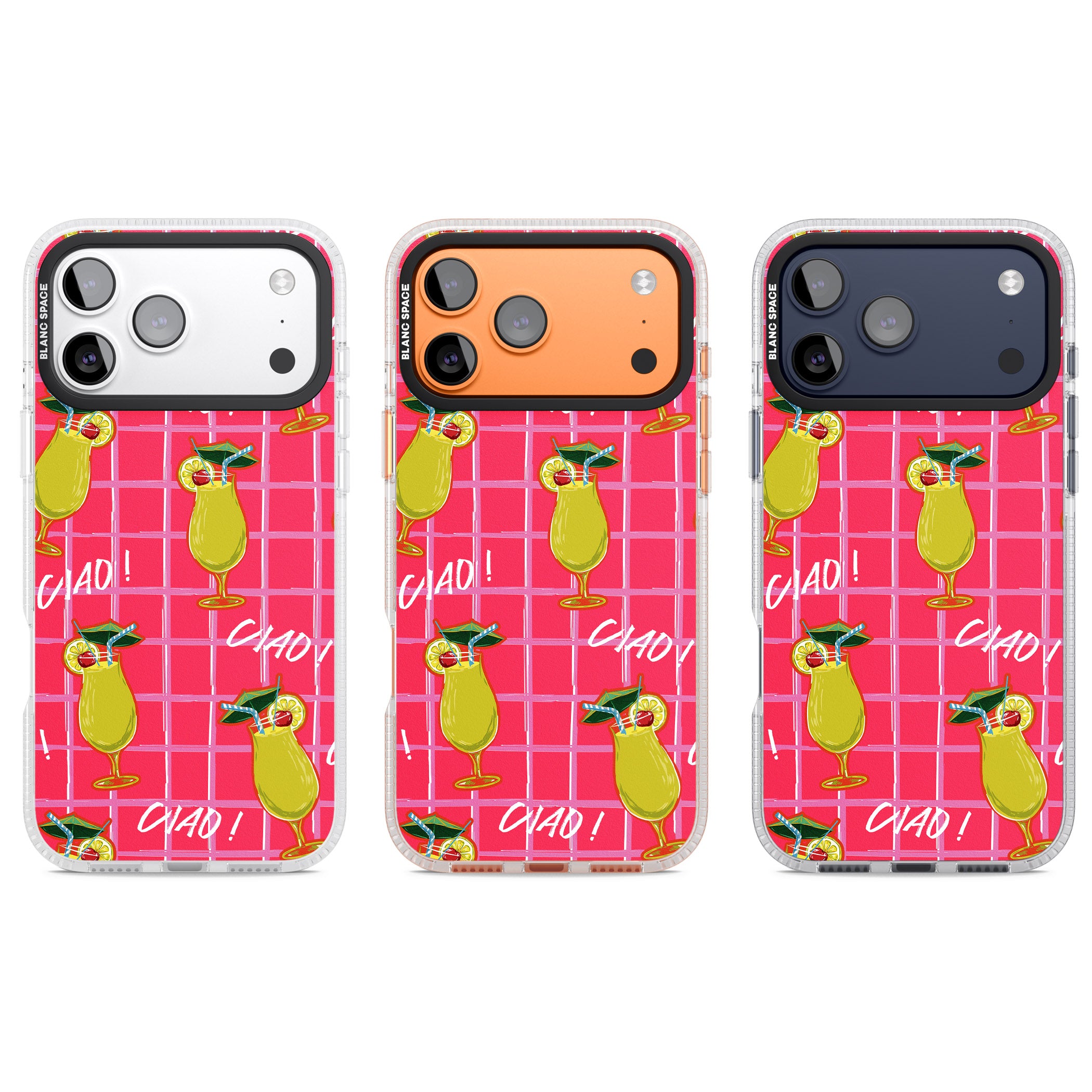 Ciao Lemons iPhone 17 Pro Impact Air Clear Phone Case APT Impact Protection