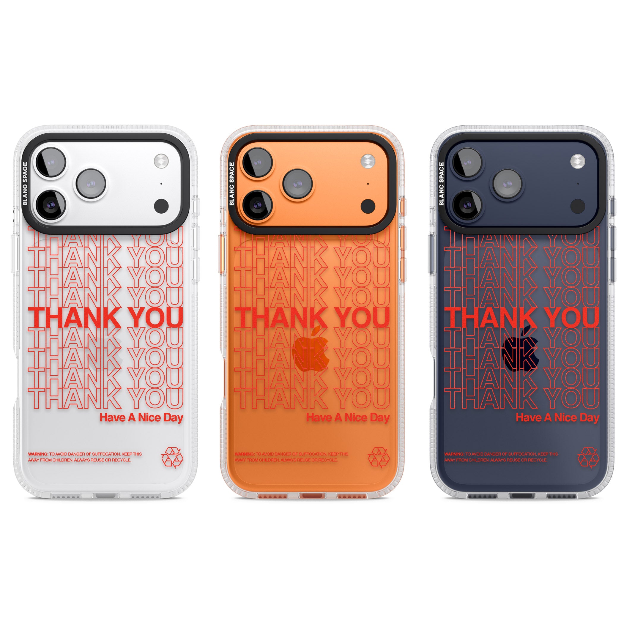 Thank You Have A Nice Day iPhone 17 Pro Impact Air Clear Phone Case APT Impact Protection