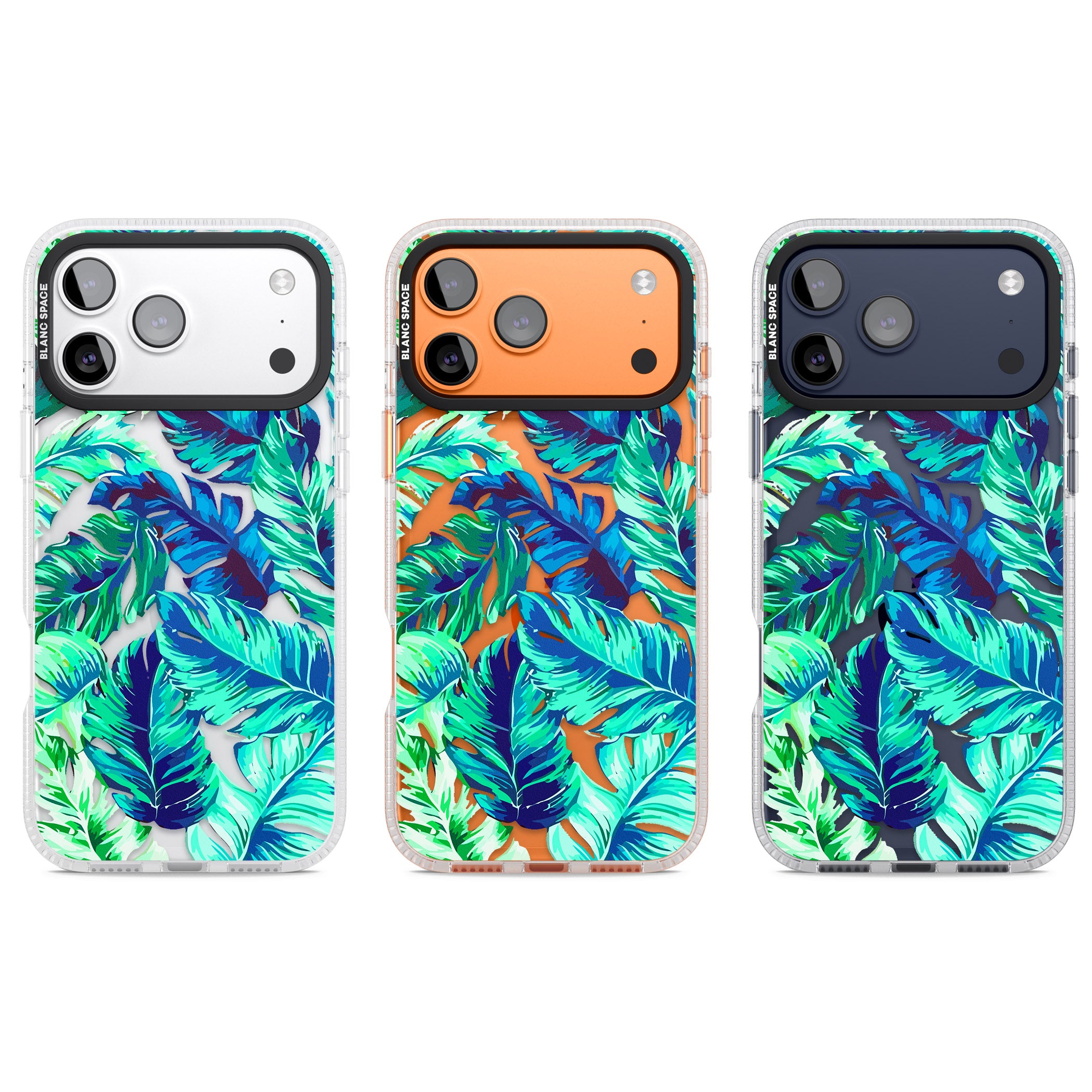 Tropical Palms iPhone 17 Pro Impact Air Clear Phone Case APT Impact Protection