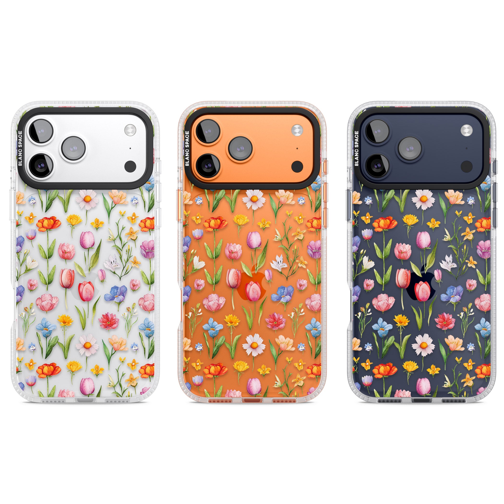 Small Flower Mix iPhone 17 Pro Impact Air Clear Phone Case APT Impact Protection