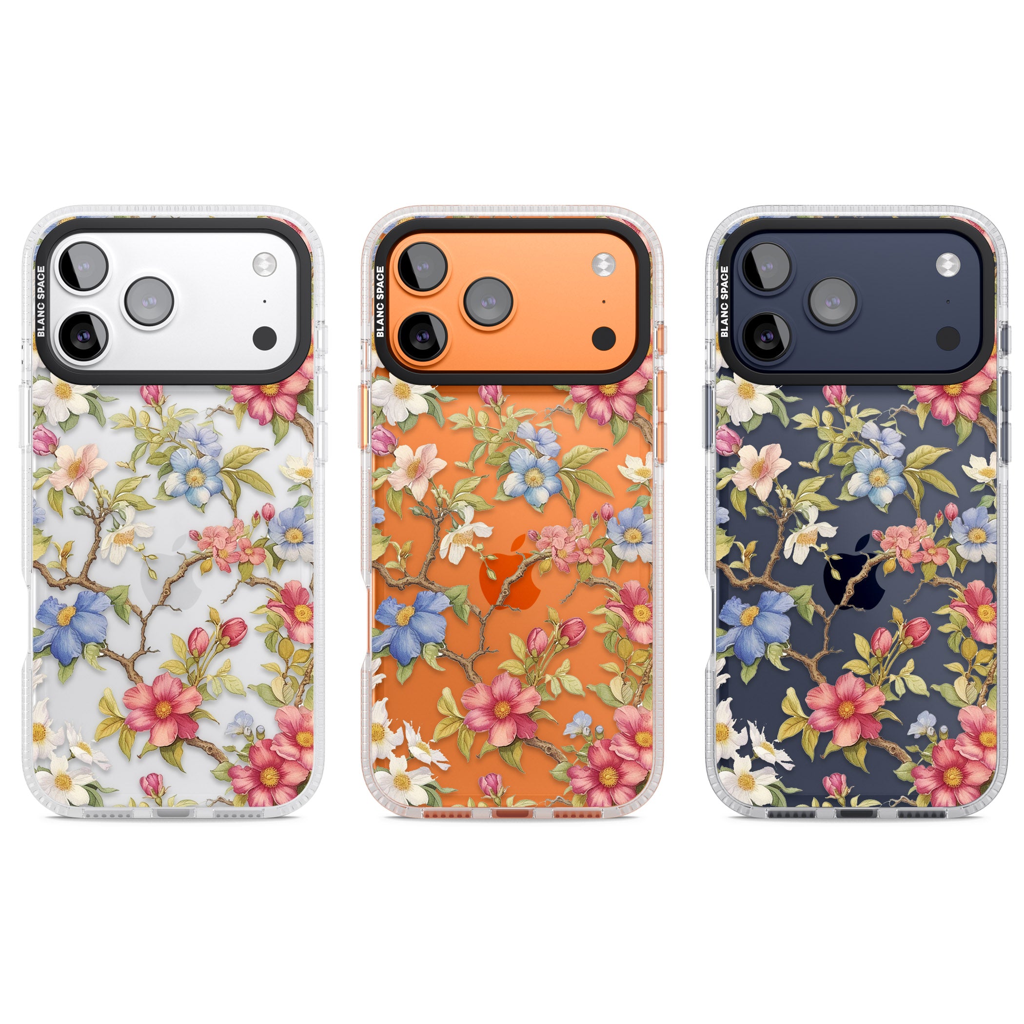 Vintage Vines & Flowers iPhone 17 Pro Impact Air Clear Phone Case APT Impact Protection