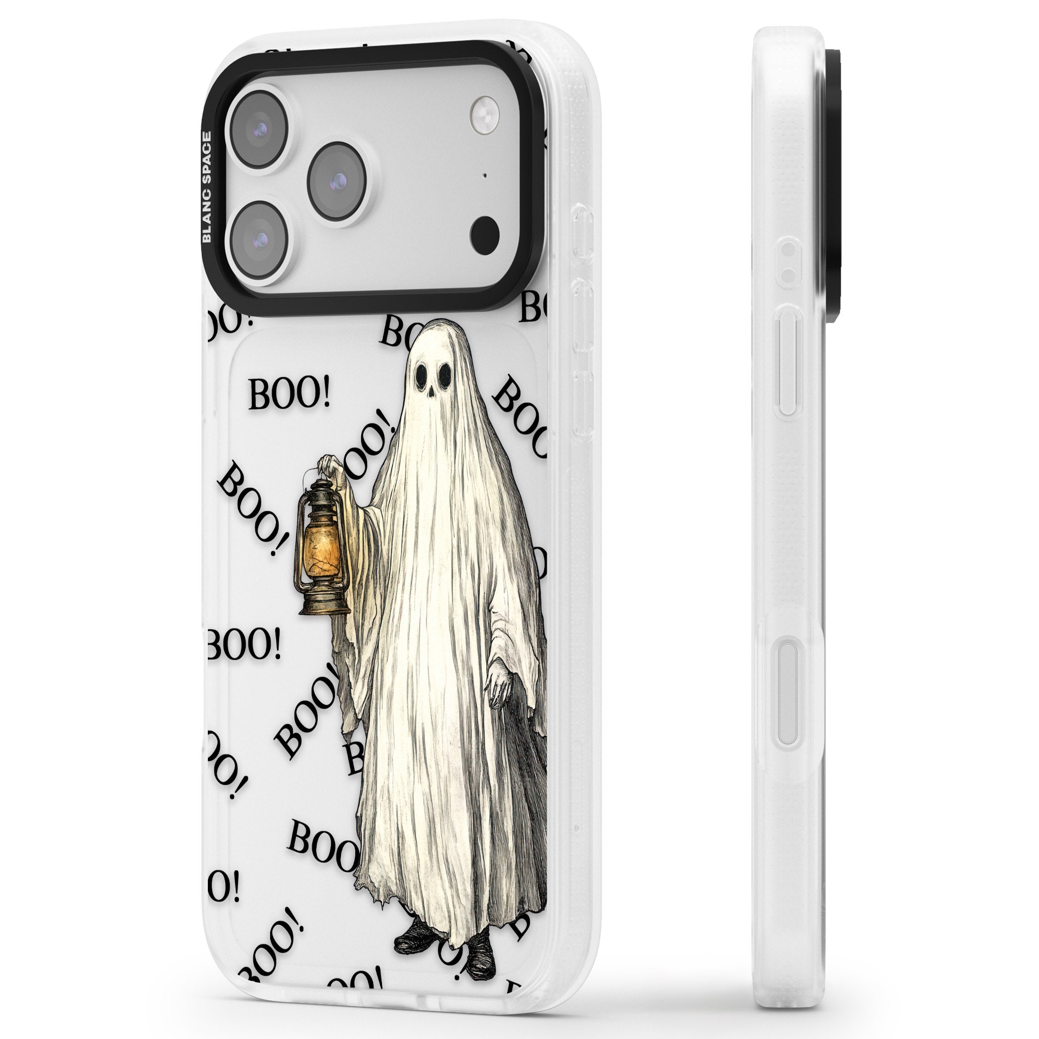 Light The Way iPhone 17 Pro Impact Air Clear Phone Case Side Profile