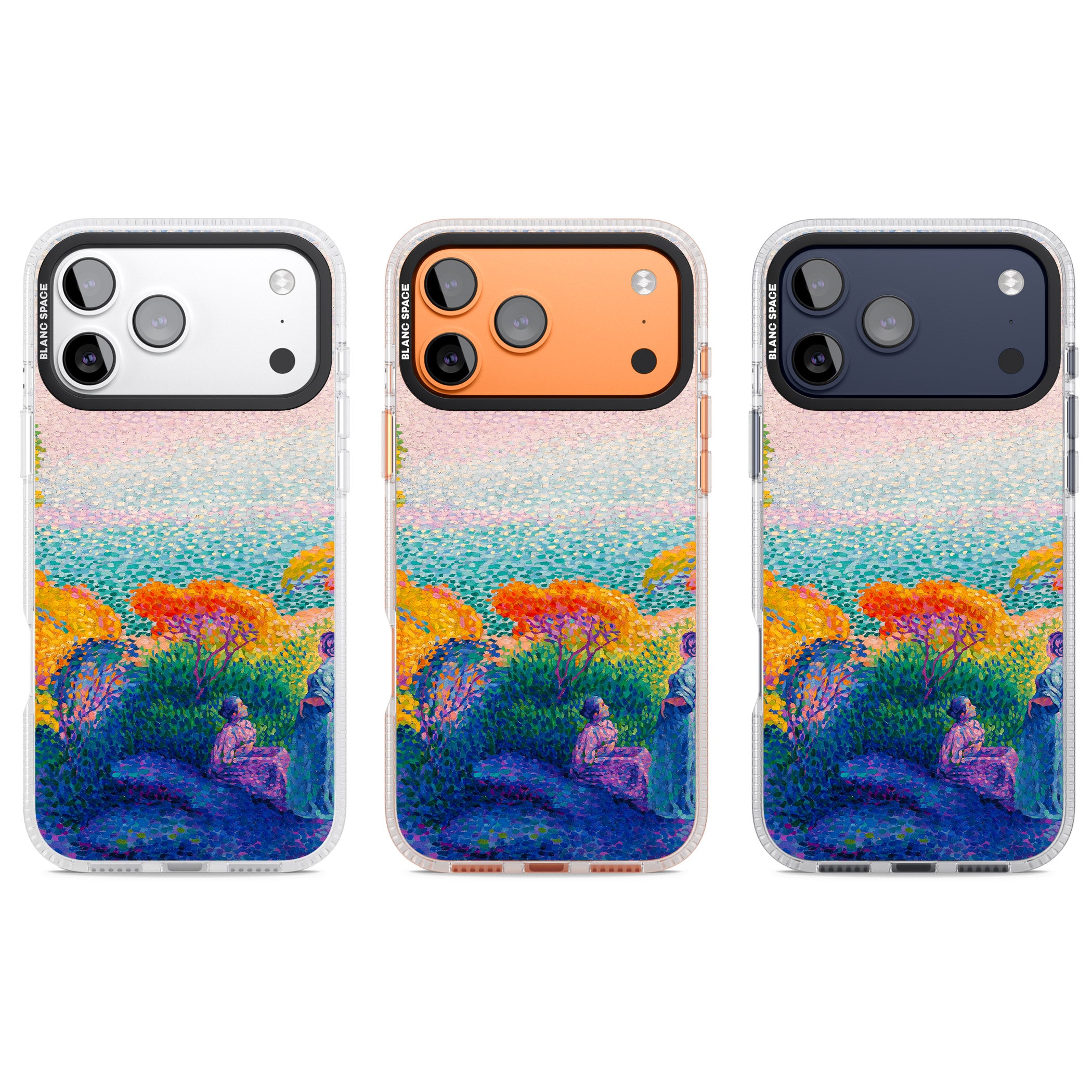 Two Women by the Shore iPhone 17 Pro Impact Air Clear Phone Case APT Impact Protection
