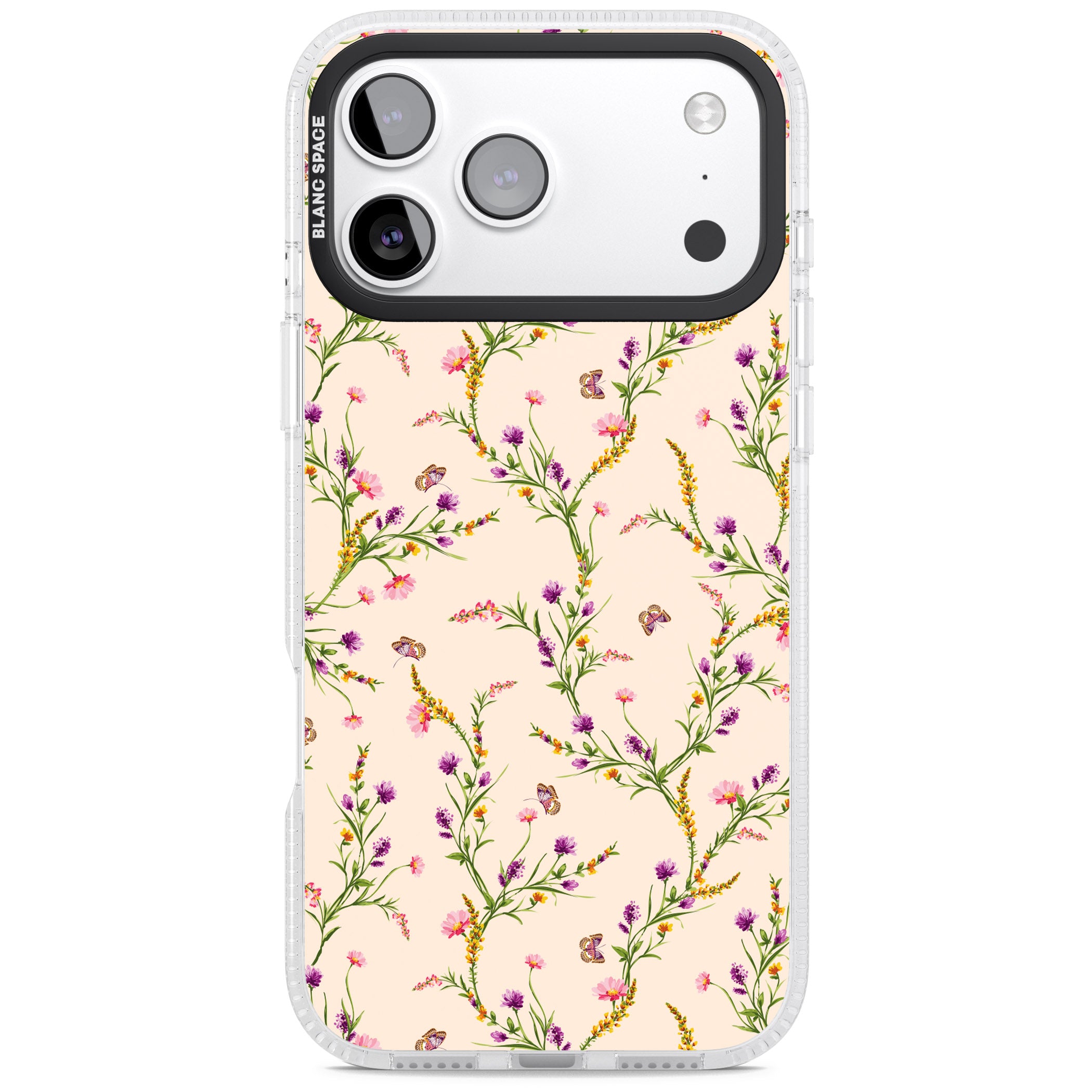 Meadow Wildflowers iPhone 17 Pro Impact Air Clear Phone Case