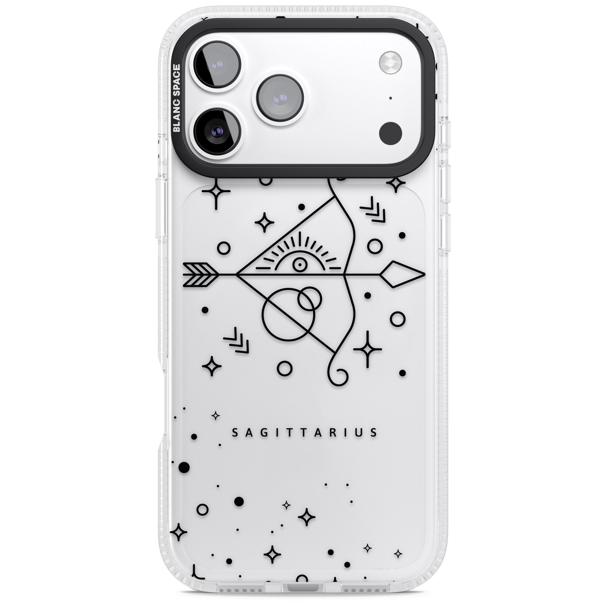 Sagittarius Arcane iPhone 17 Pro Impact Air Clear Phone Case