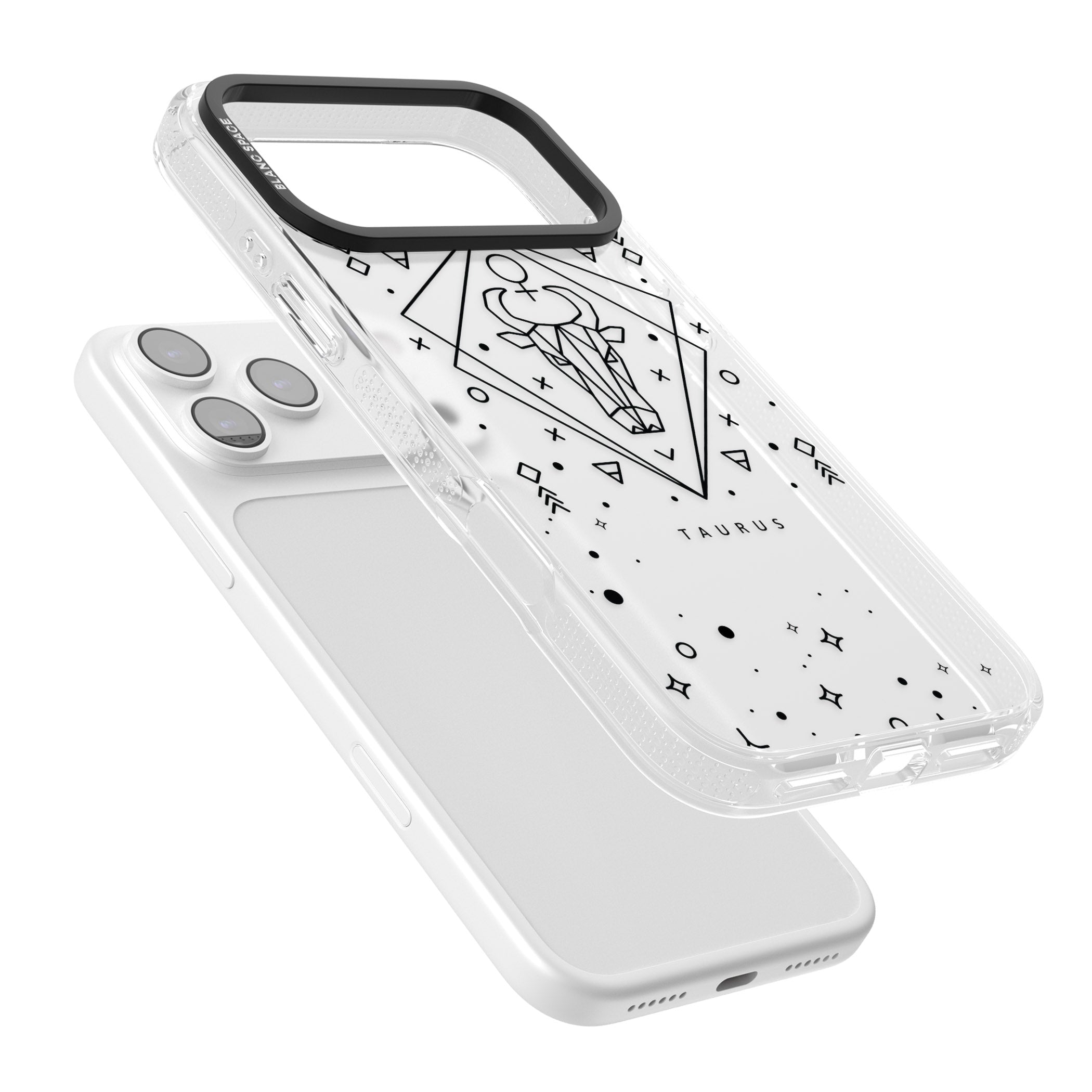 Taurus Emblem iPhone 17 Pro Impact Air Clear Phone Case Colours