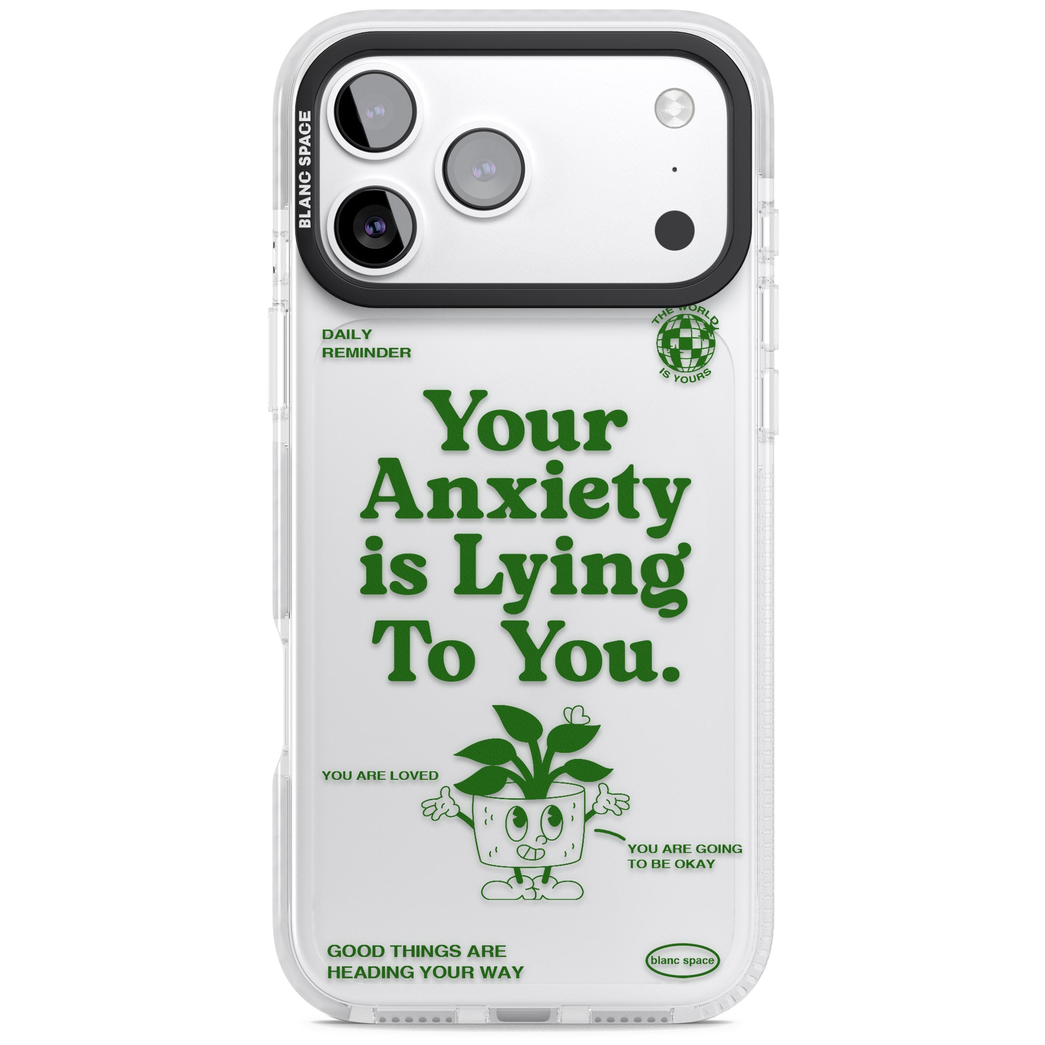 Your Anxiety Is Lying To You iPhone 17 Pro Impact Clear Phone Case