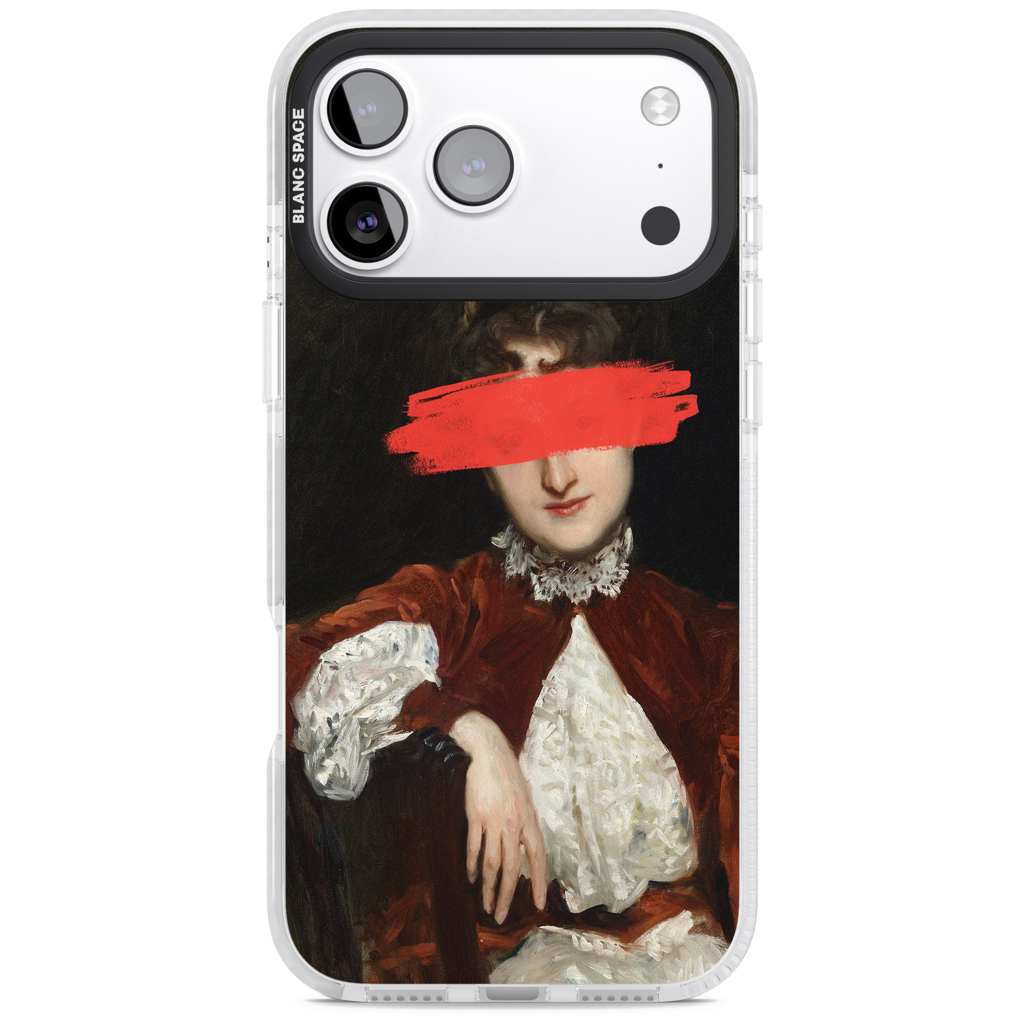 Paint Stroke iPhone 17 Pro Impact Clear Phone Case