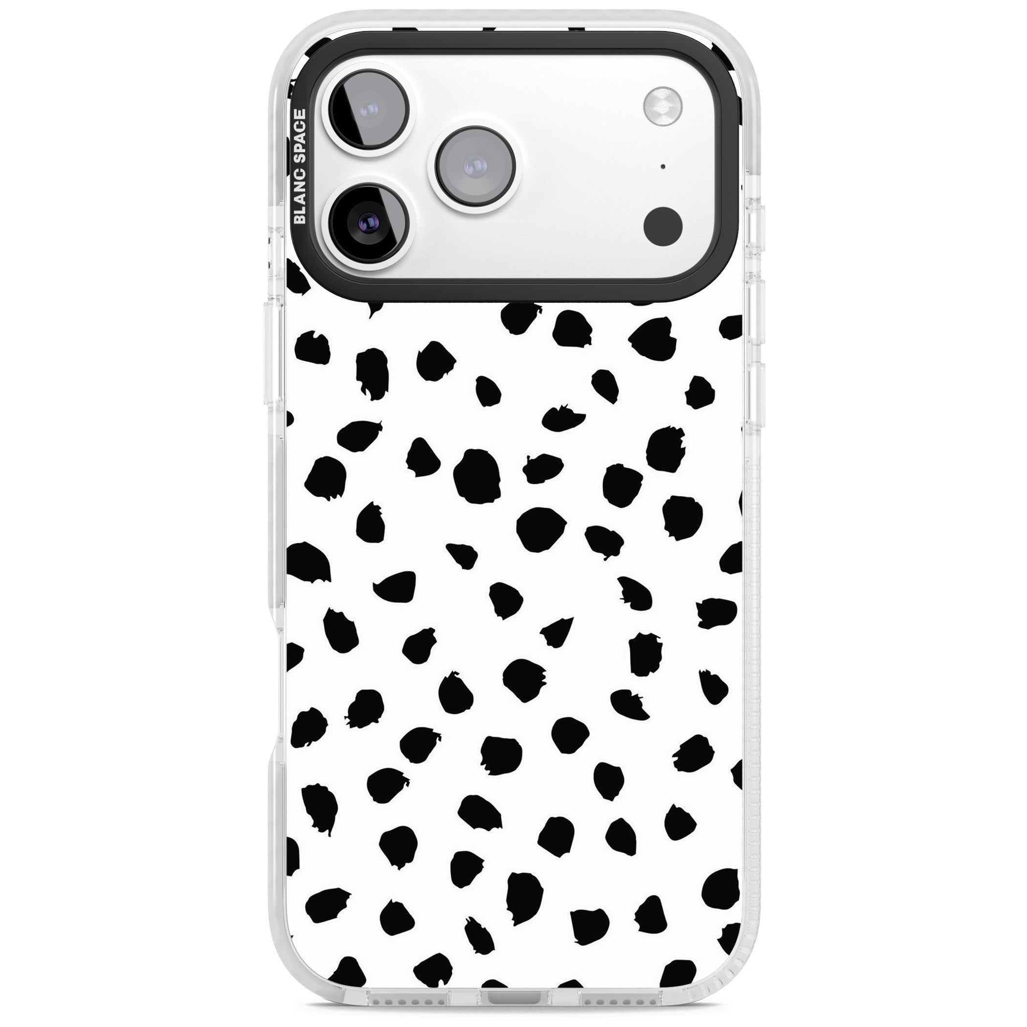 Dalmatian Print iPhone 17 Pro Impact Clear Phone Case