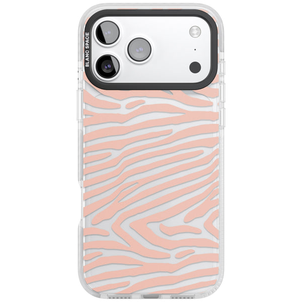 Horizontal Zebra Stripes Transparent Animal Print
