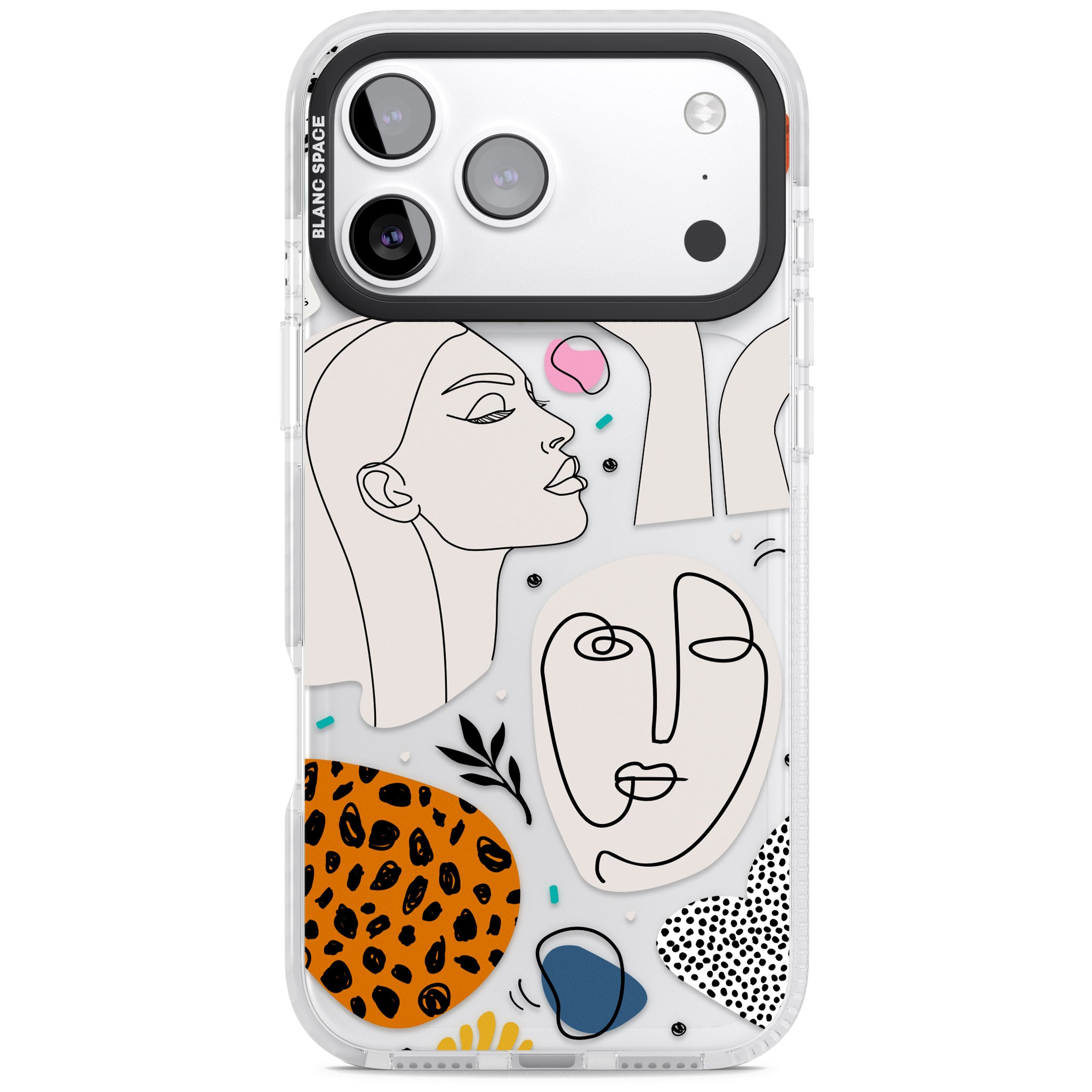 Artistic Expression Scrapbook iPhone 17 Pro Impact Clear Phone Case