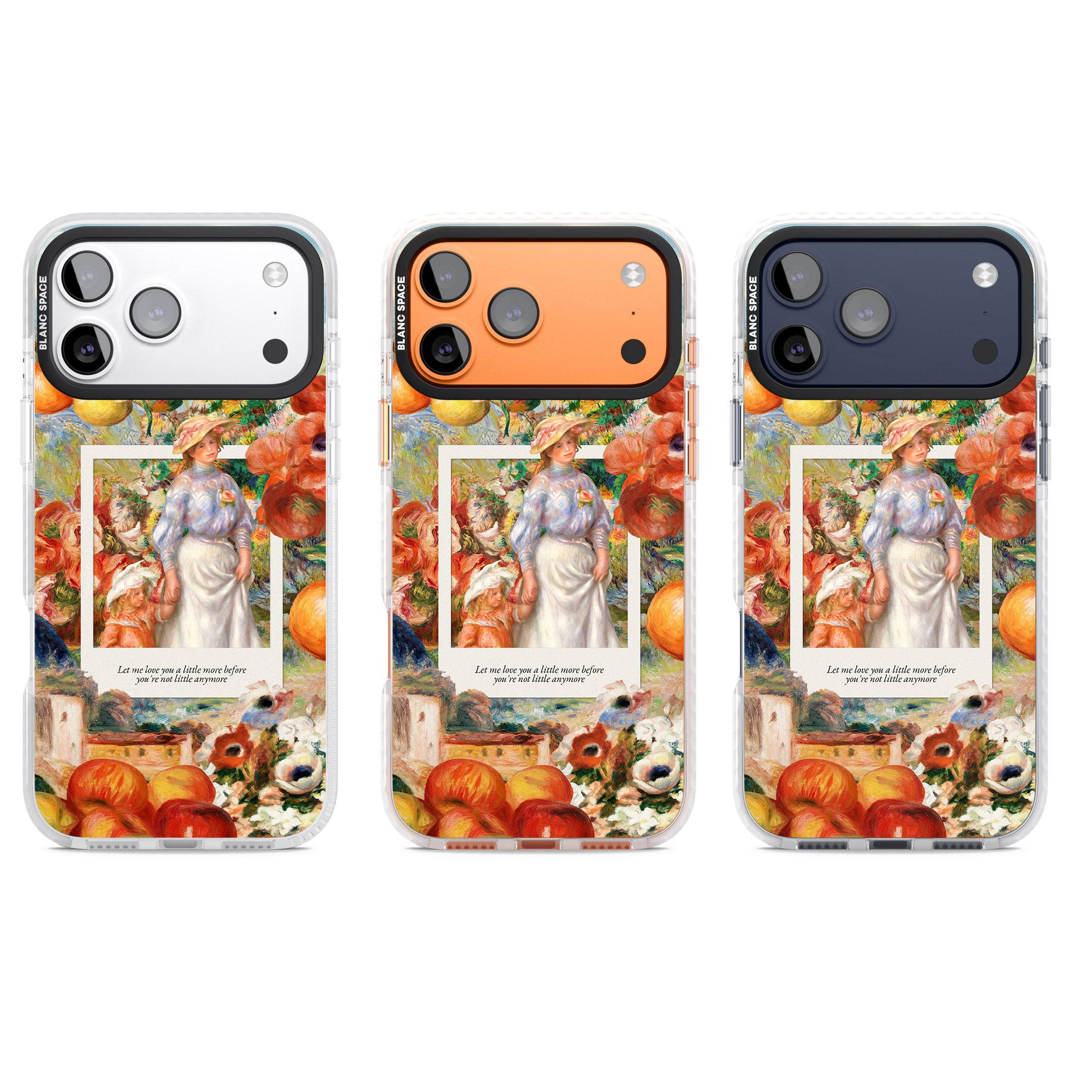 Renoir Mother & Child iPhone 17 Pro Impact Clear Phone Case APT Impact Protection