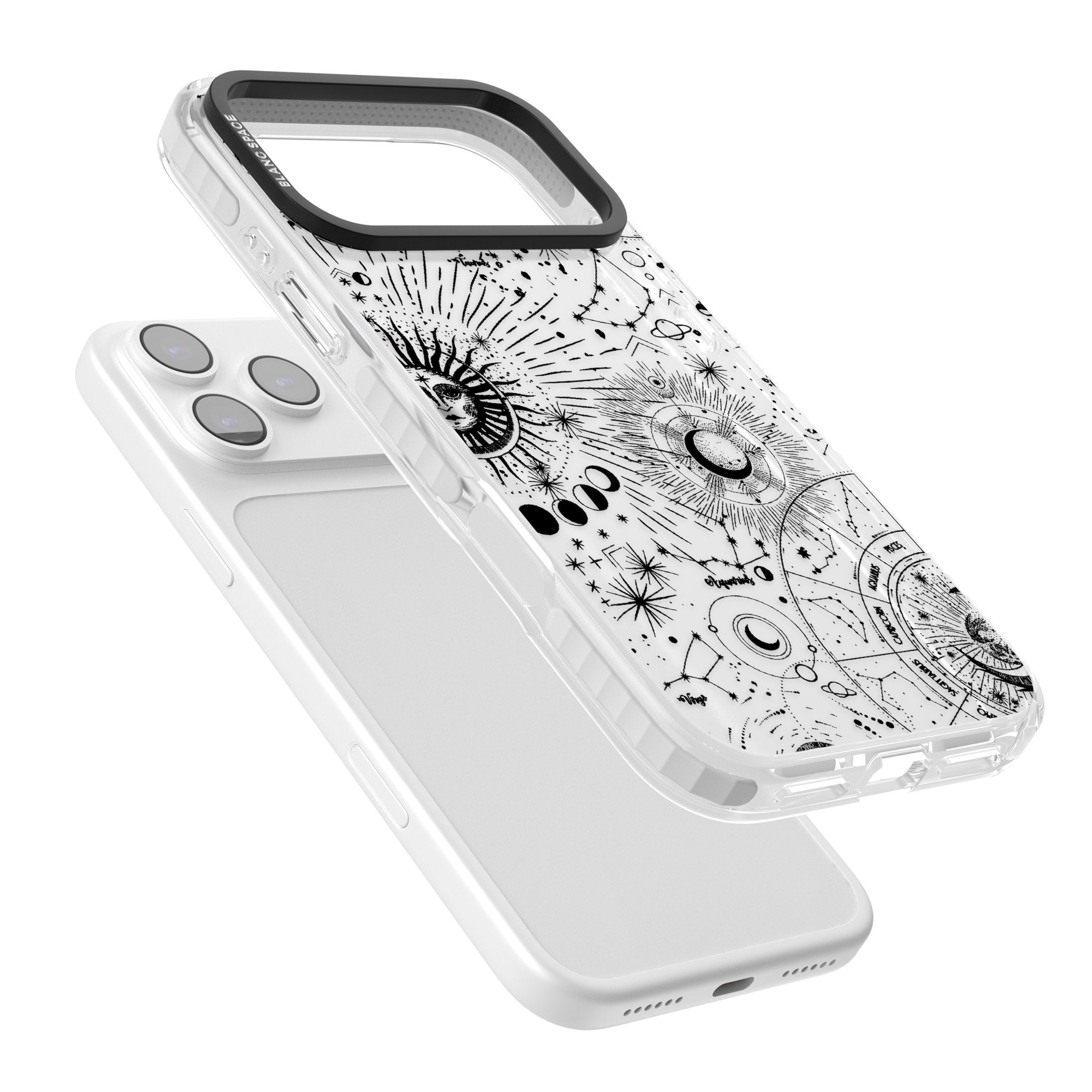 Celestial Chart iPhone 17 Pro Impact Clear Phone Case Colours