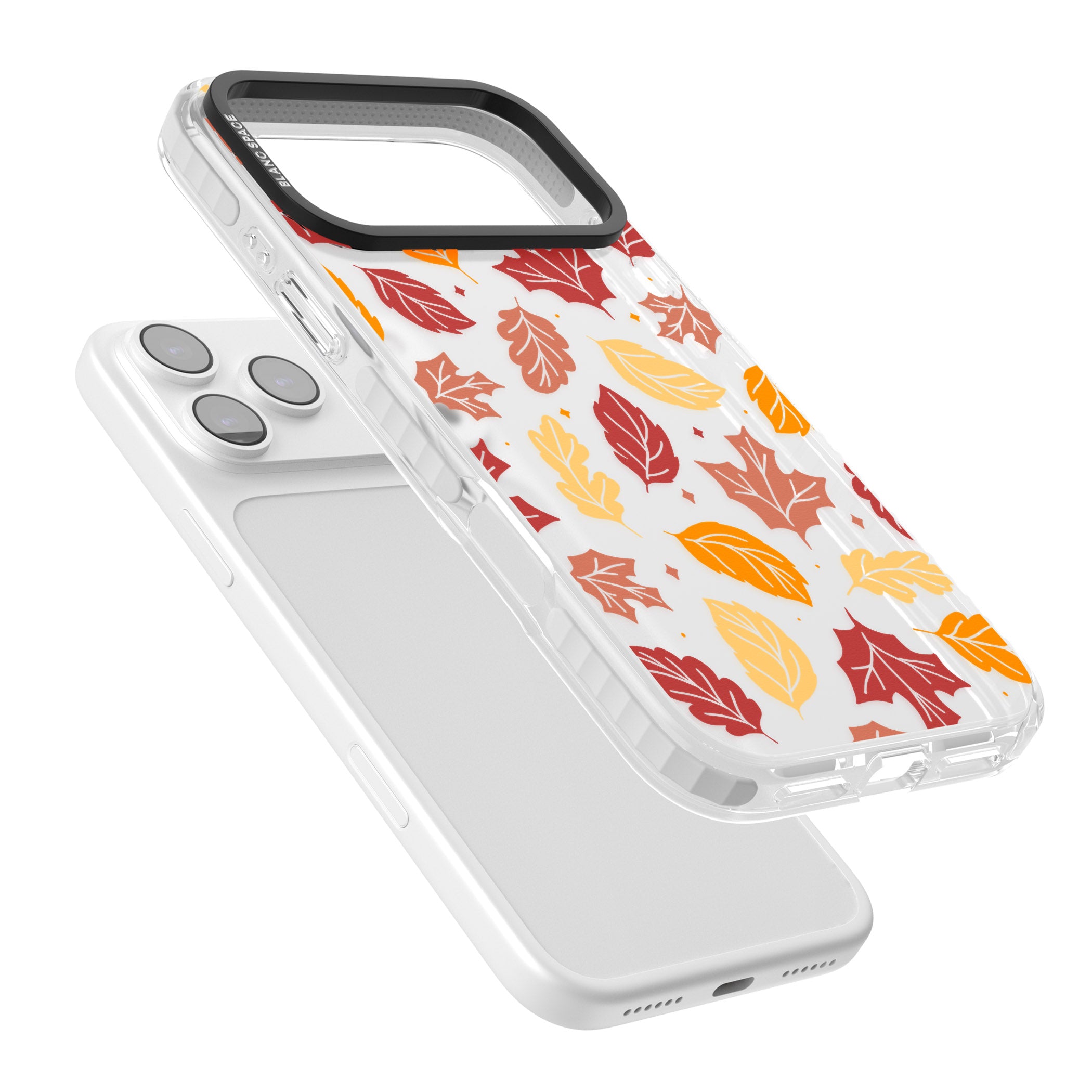 Autumn Leaves iPhone 17 Pro Impact Clear Phone Case Colours