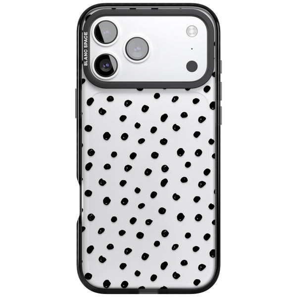 Messy Black Dot Pattern