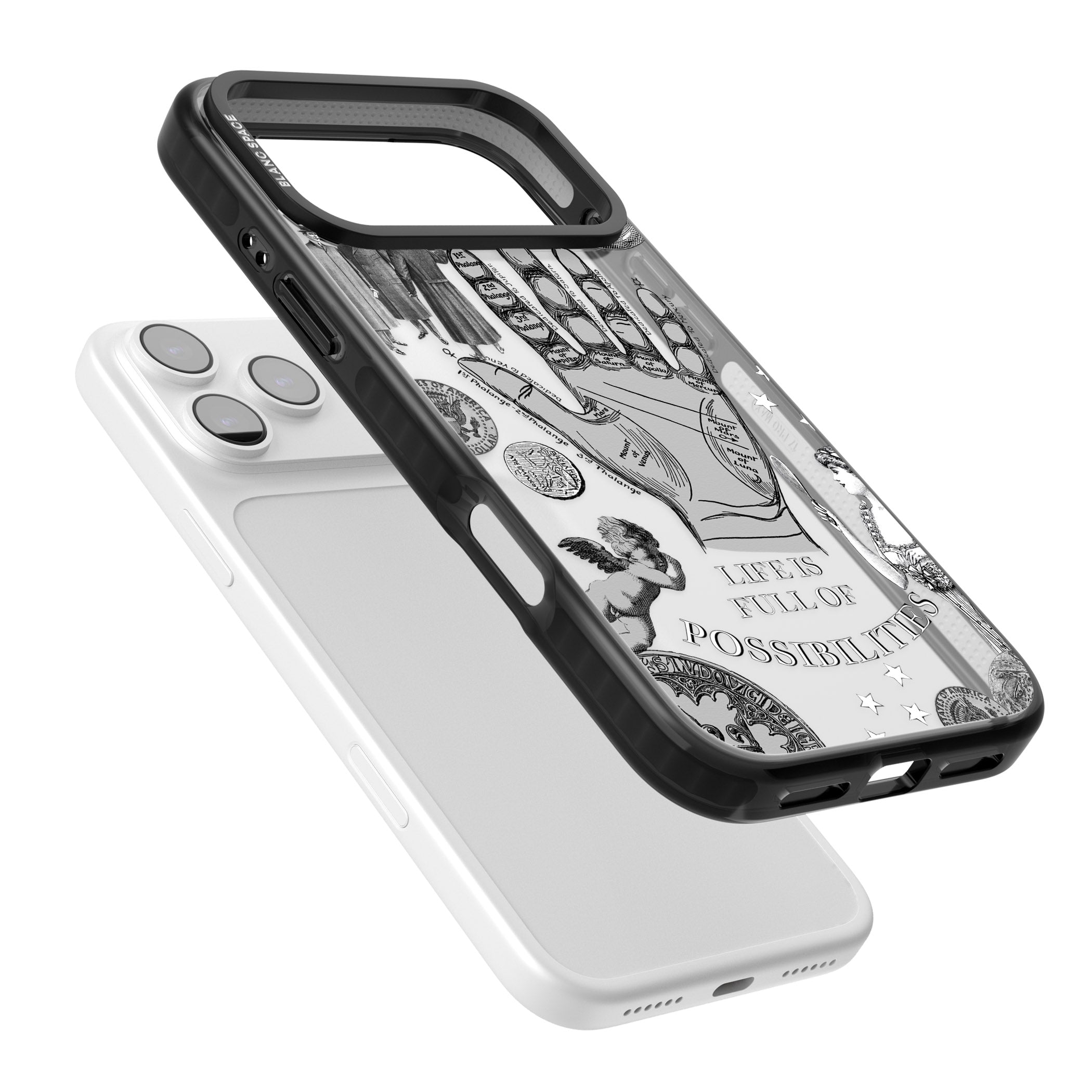 Life Is Full Of Possibilities iPhone 17 Pro Impact Black Phone Case Colours