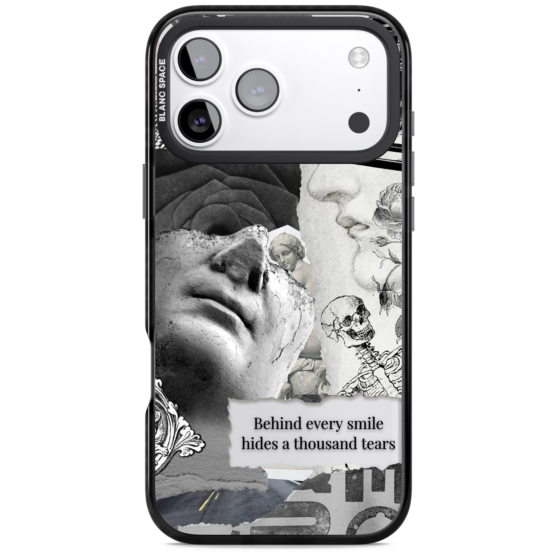 Behind Every Smile iPhone 17 Pro Impact Black Phone Case