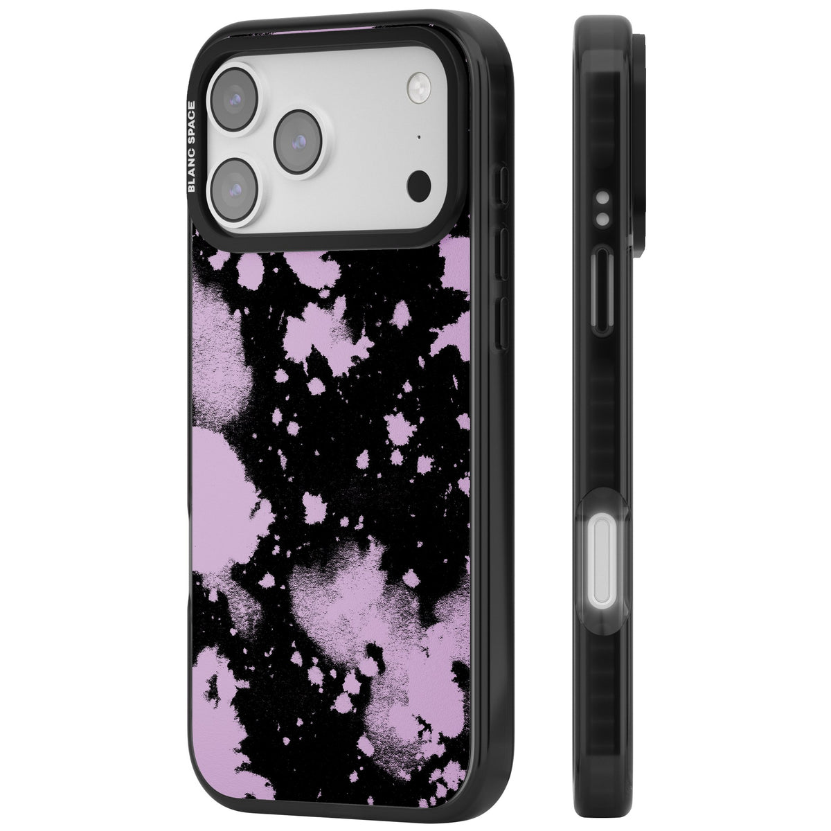 Pink Acid iPhone 17 Pro Max Impact Black Phone Case side