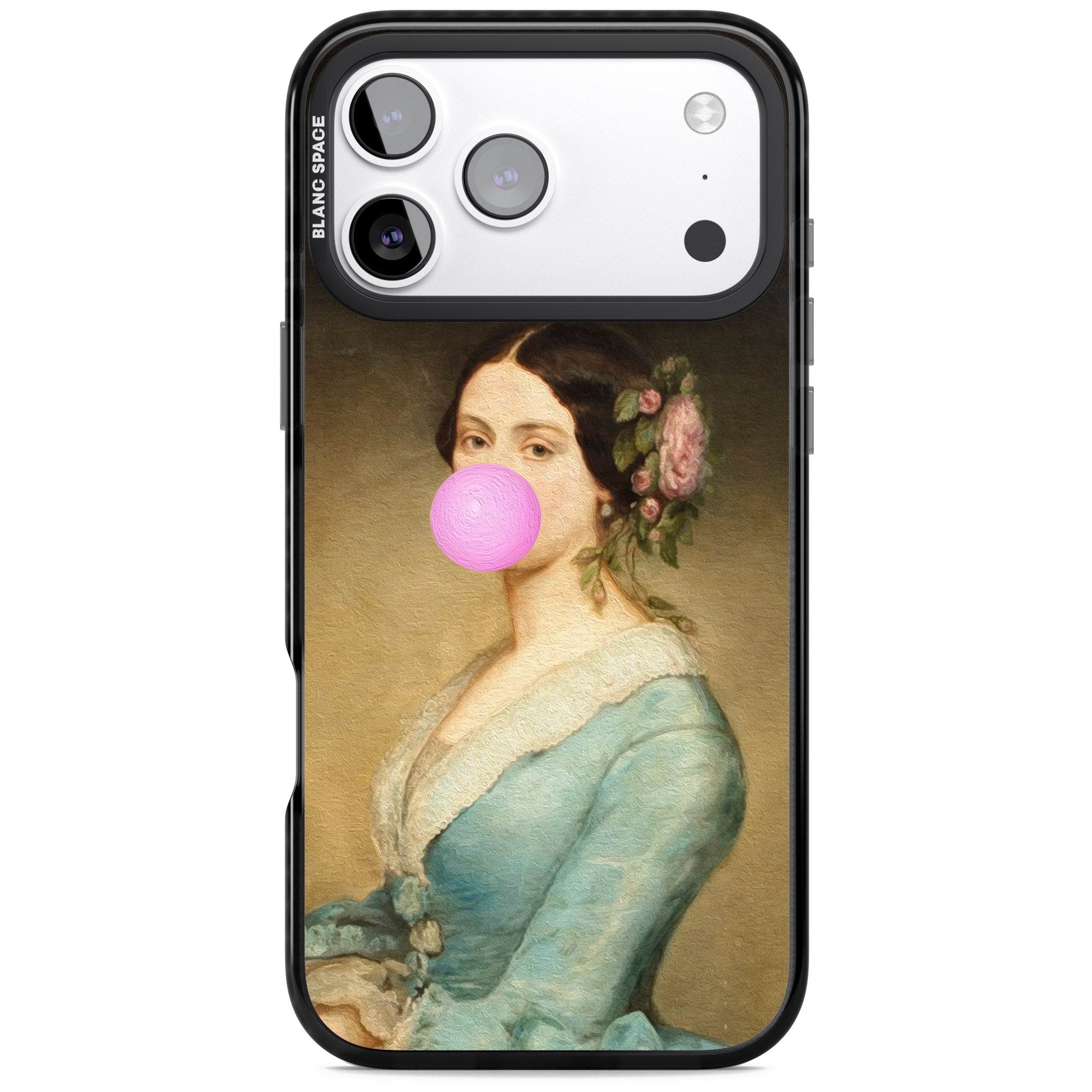 Bubblegum Renaissance iPhone 17 Pro Impact Black Phone Case