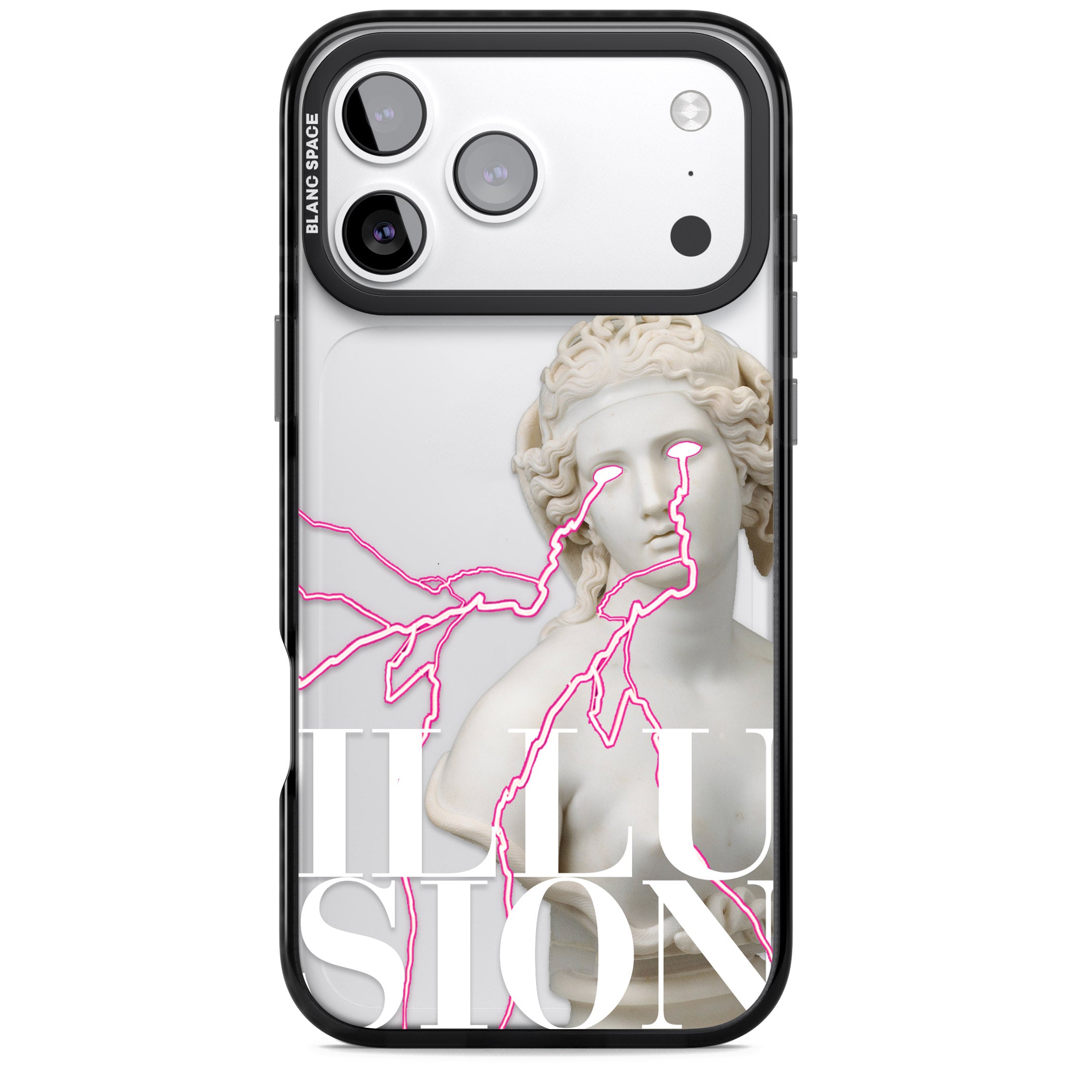 Illusion iPhone 17 Pro Impact Black Phone Case