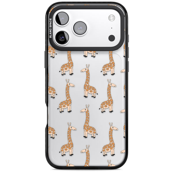 Cute Giraffe Pattern Clear