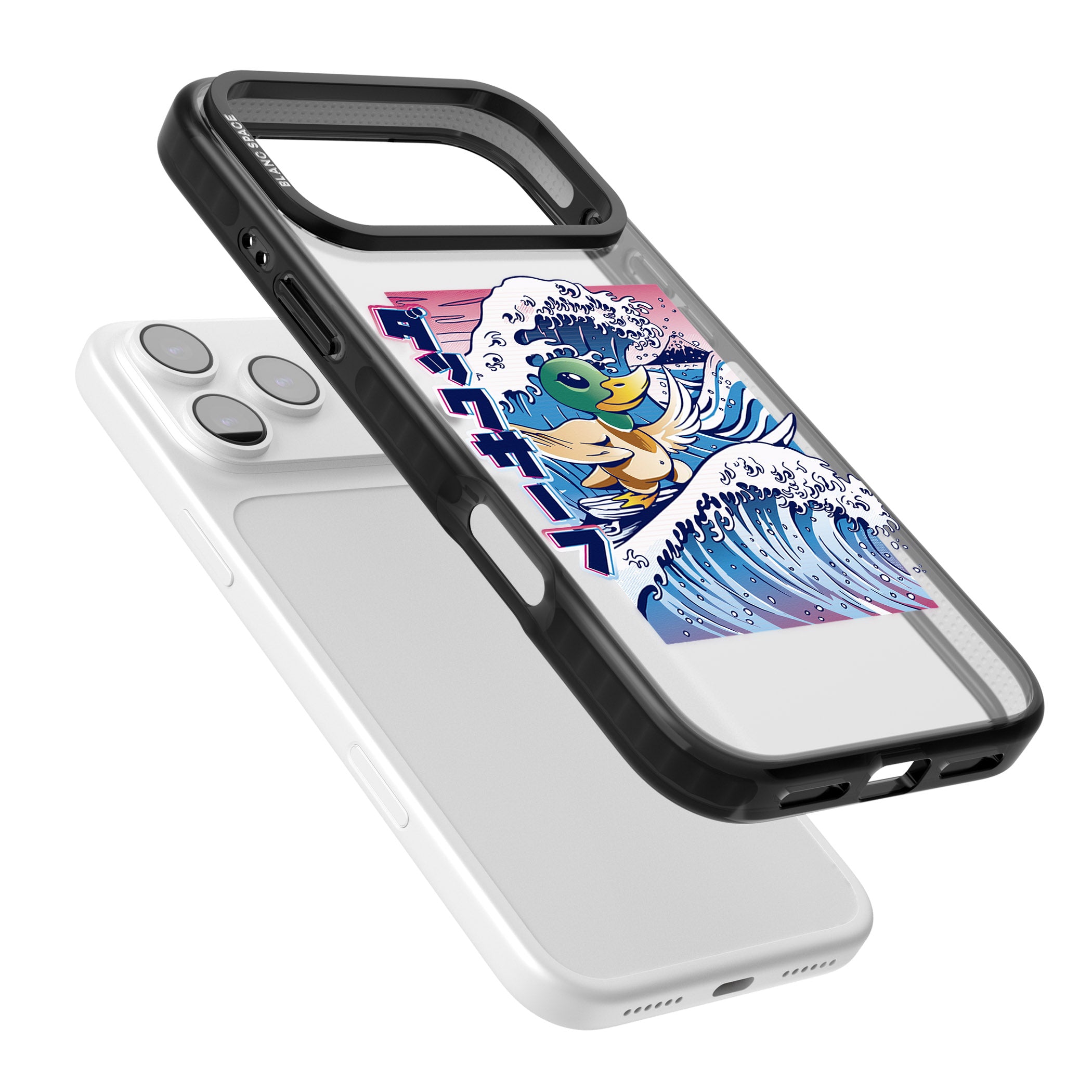 Duck Surf iPhone 17 Pro Impact Black Phone Case Colours