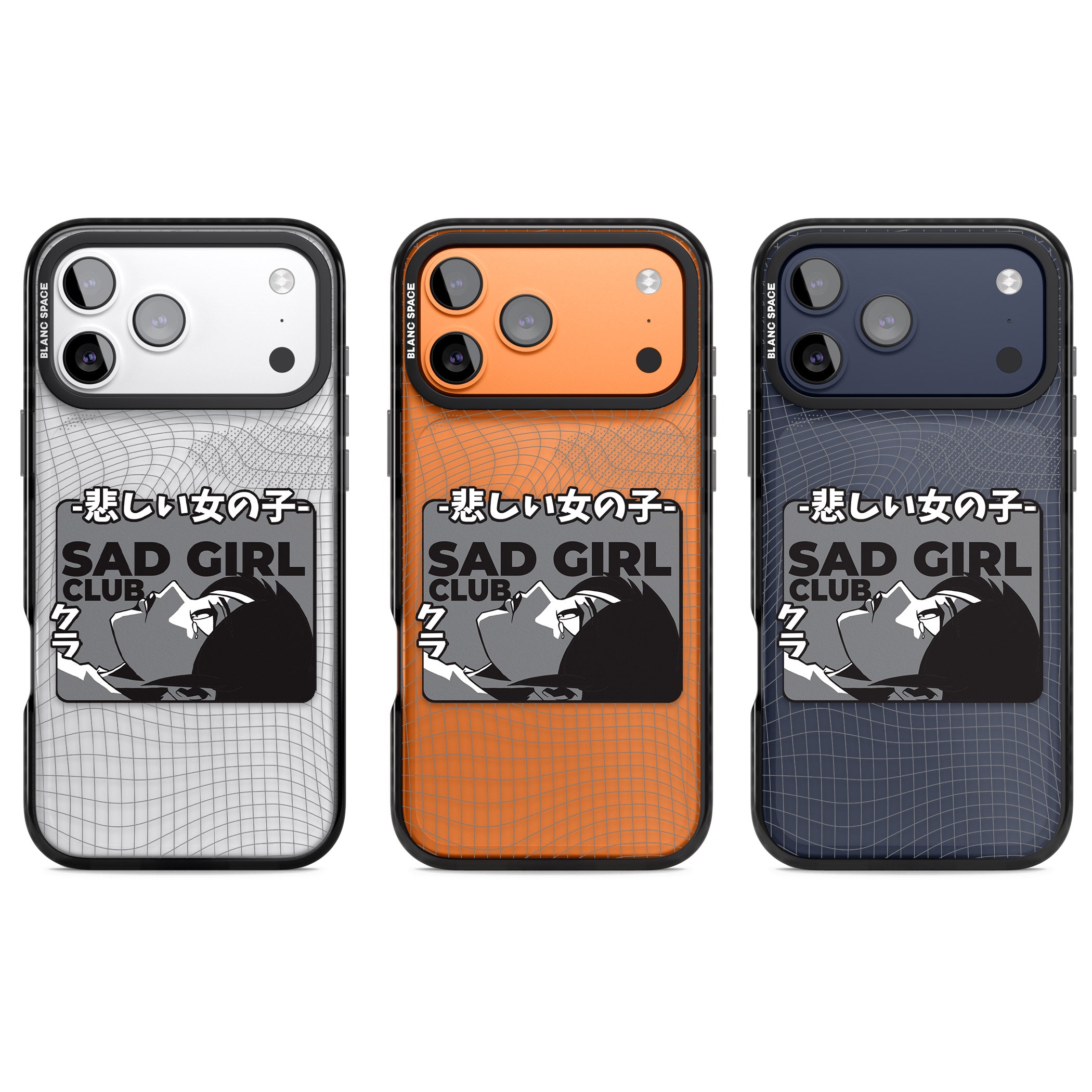 Sad Girl Club iPhone 17 Pro Impact Black Phone Case APT Impact Protection