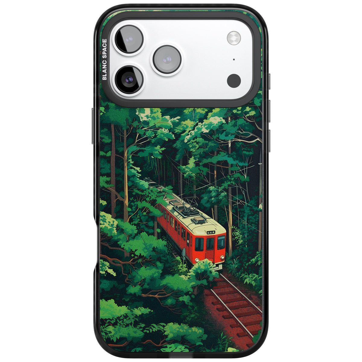 Railway In Toyama iPhone 17 Pro Max Impact Black Phone Case front