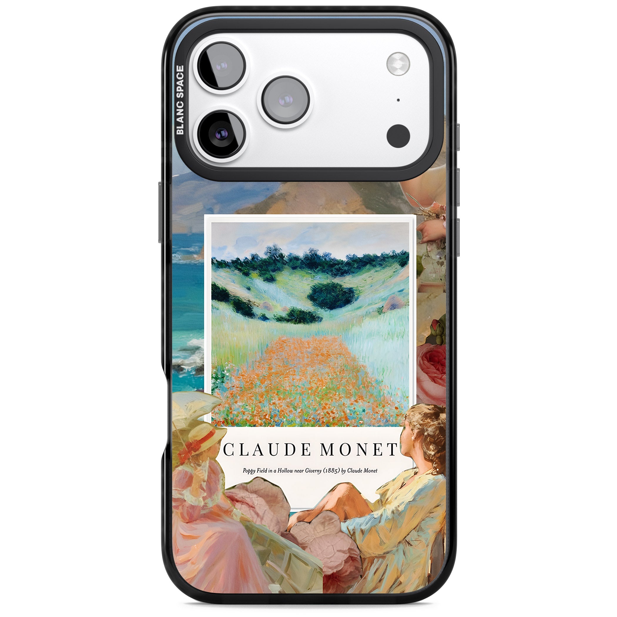 Monet Poppy Field iPhone 17 Pro Impact Black Phone Case