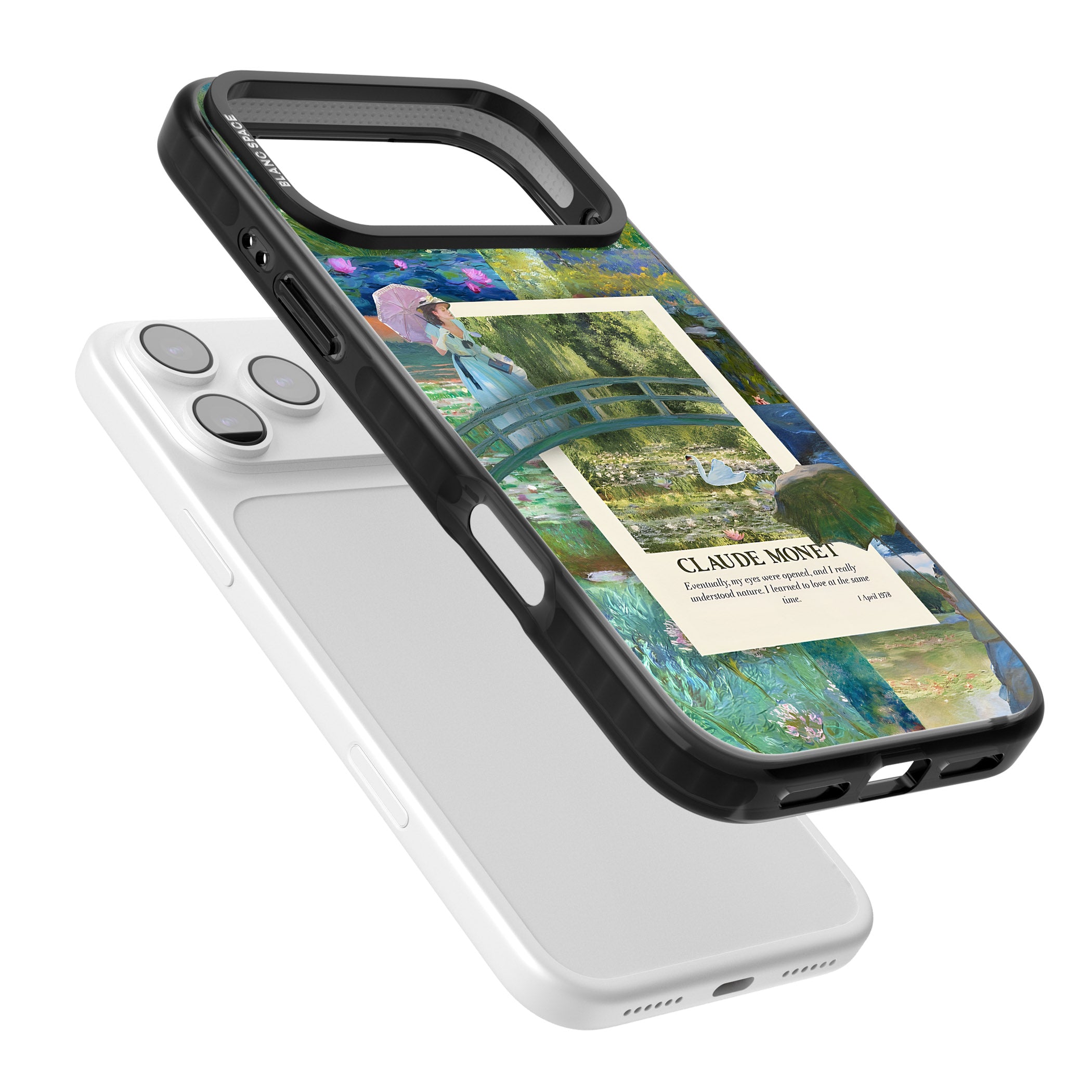 Monet Gardens iPhone 17 Pro Impact Black Phone Case Colours