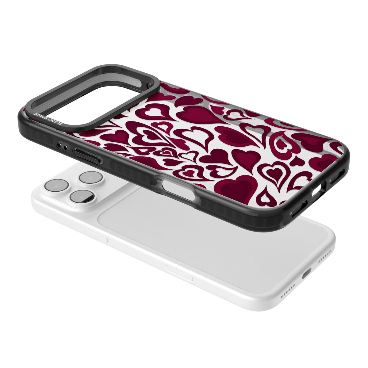 Amour iPhone 17 Pro Max Impact Black Phone Case angled