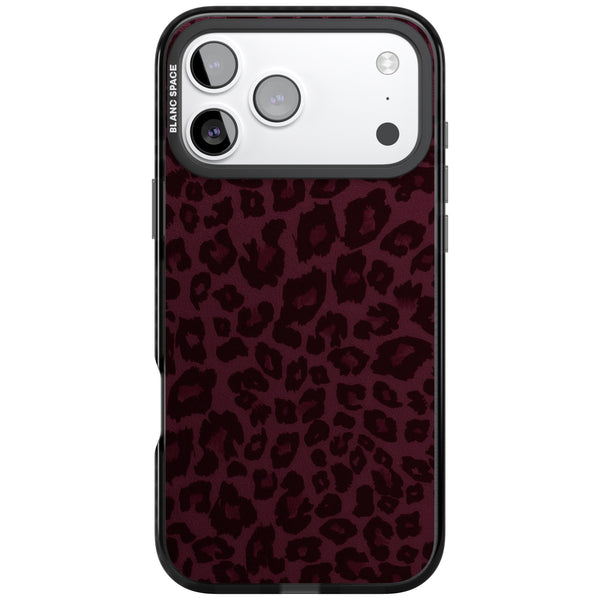 Burgundy Leopard
