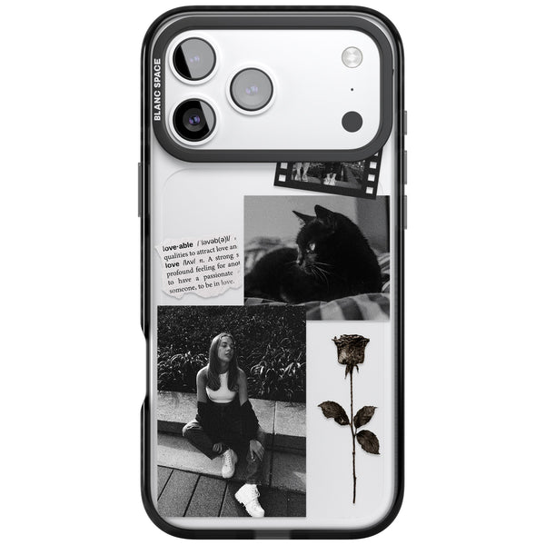 Personalised Black & White Scrapbook Photos