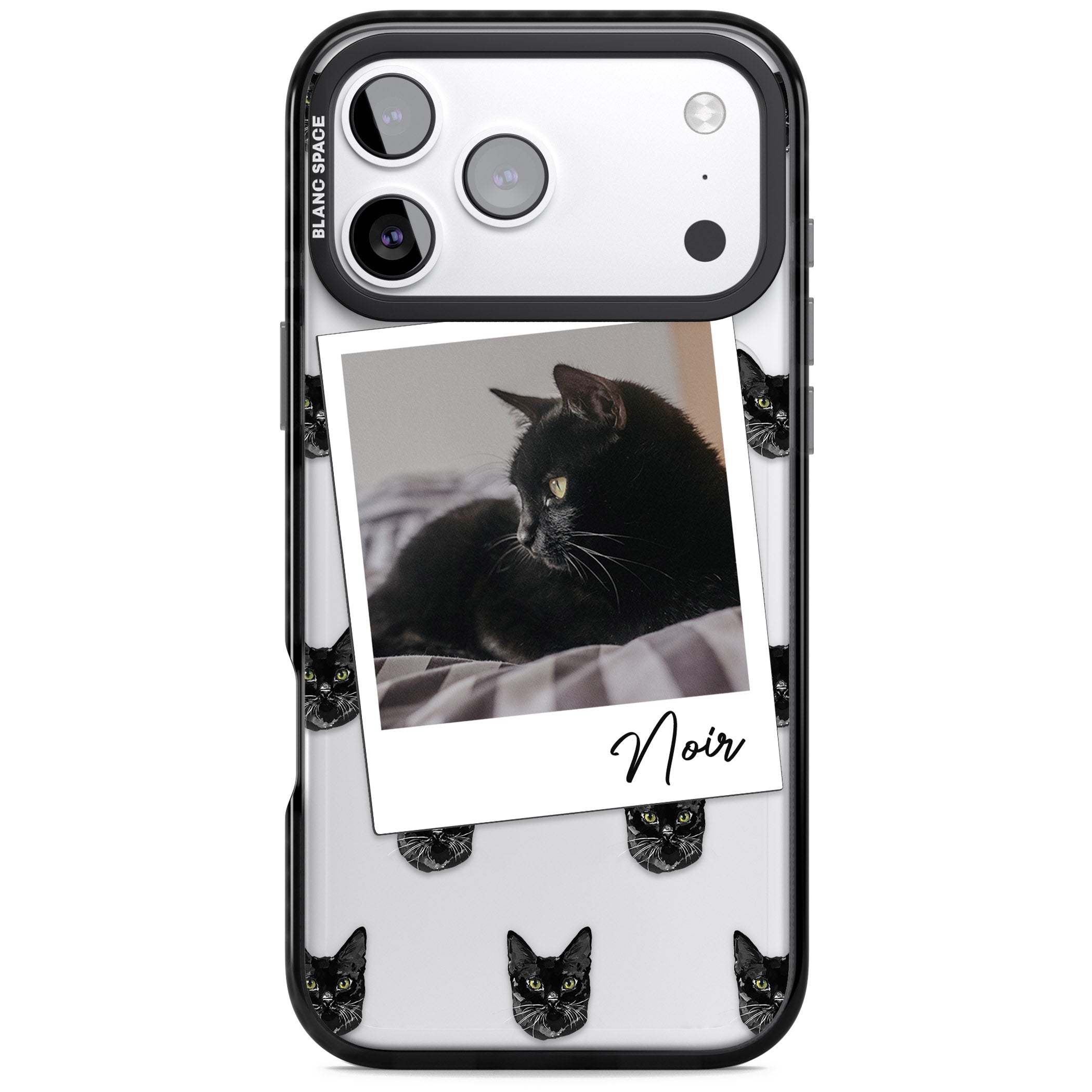 Personalised Bombay Cat Photo iPhone 17 Pro Impact Black Phone Case