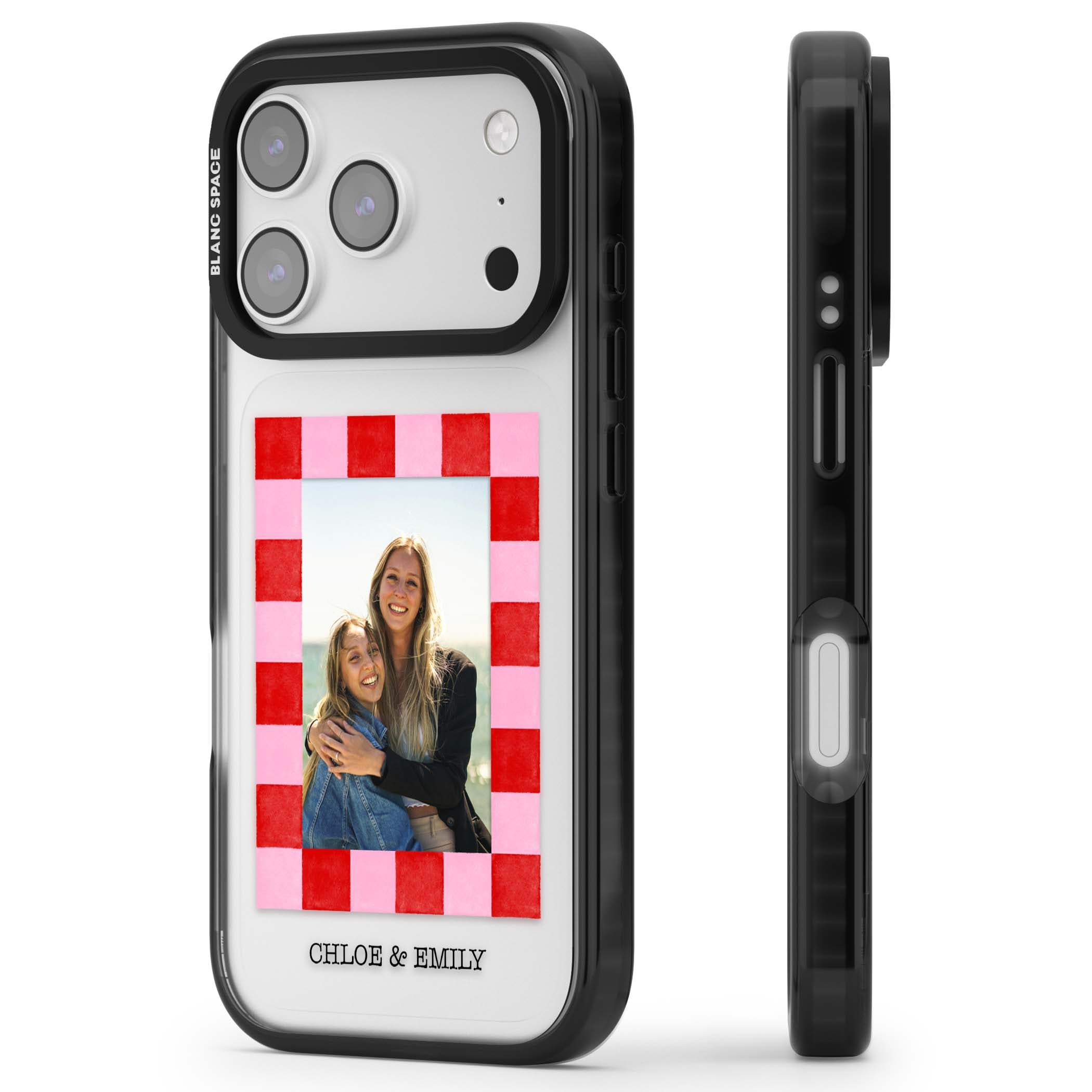 Personalised Bubblegum Check Photo