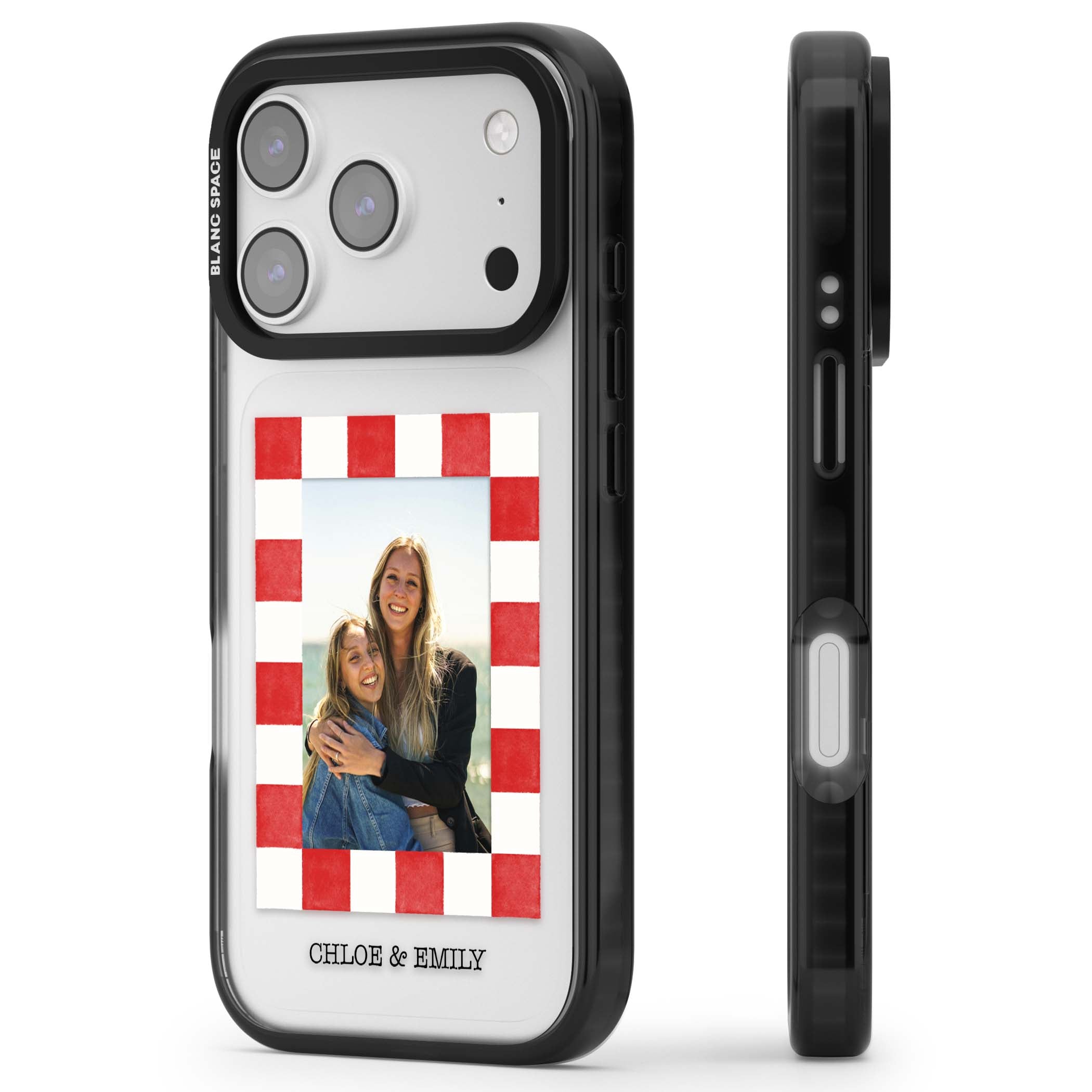 Personalised Red Check Photo