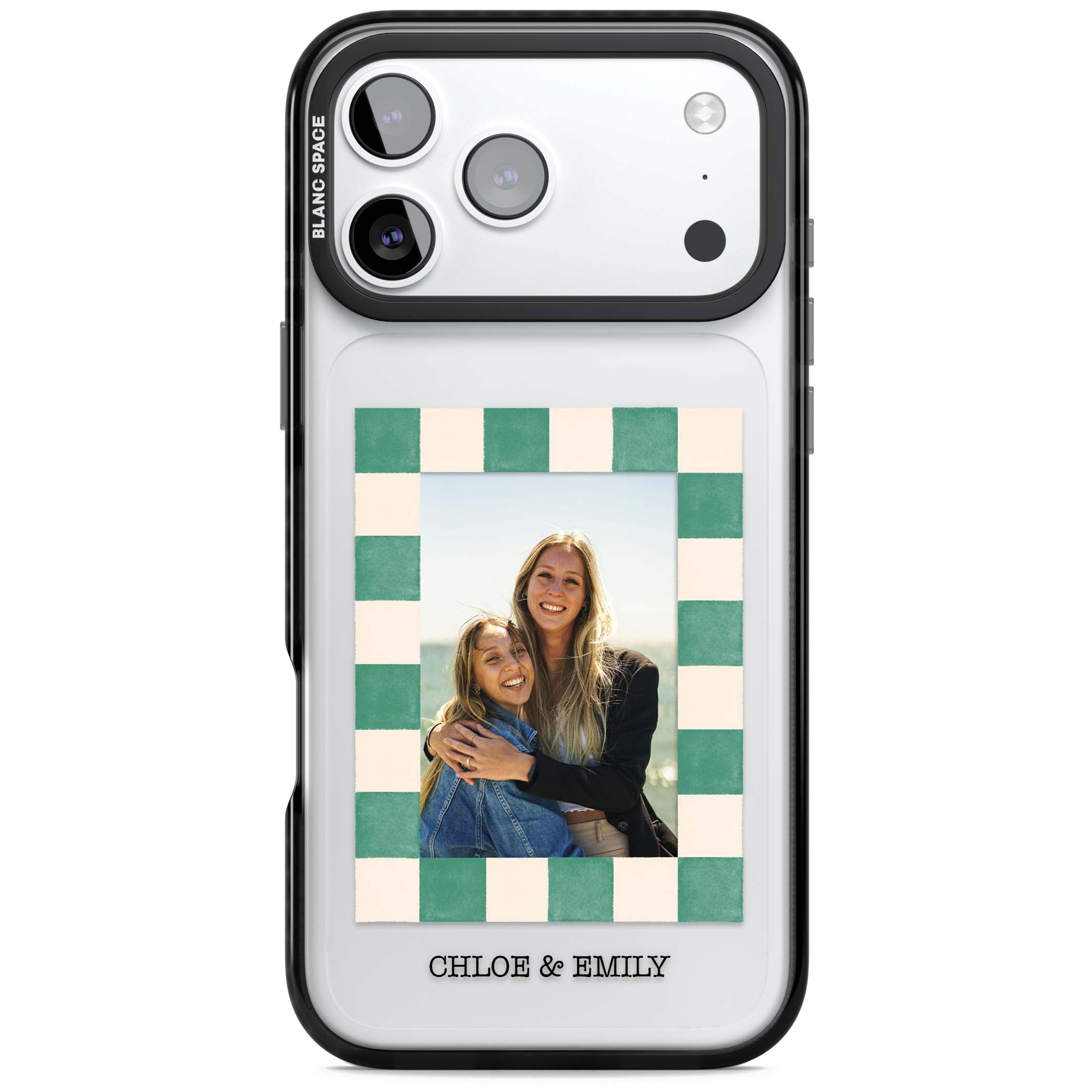 Personalised Seafoam Check Photo