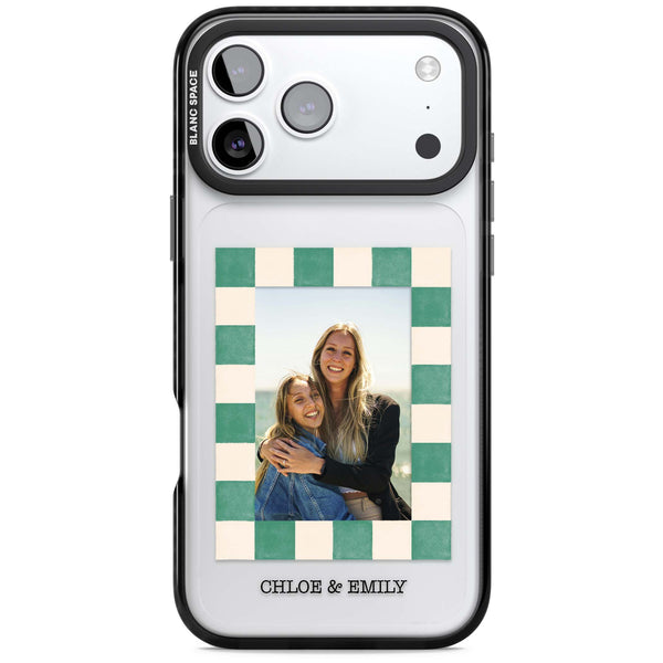 Personalised Seafoam Check Photo