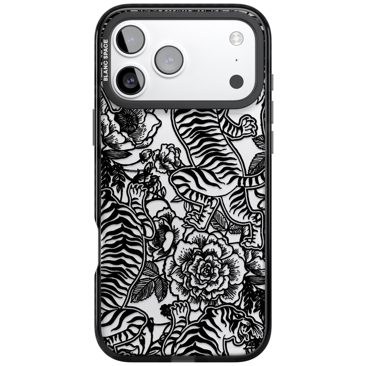 Tiger Dynasty iPhone 17 Pro Max Impact Black Phone Case front