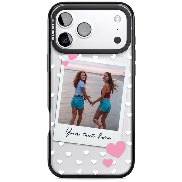 Personalised Hearts Instant Camera Photo