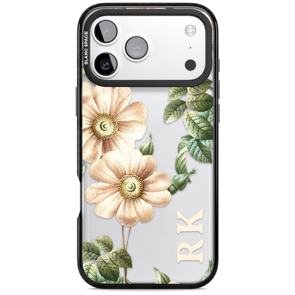 Personalised Vintage Floral Anemone