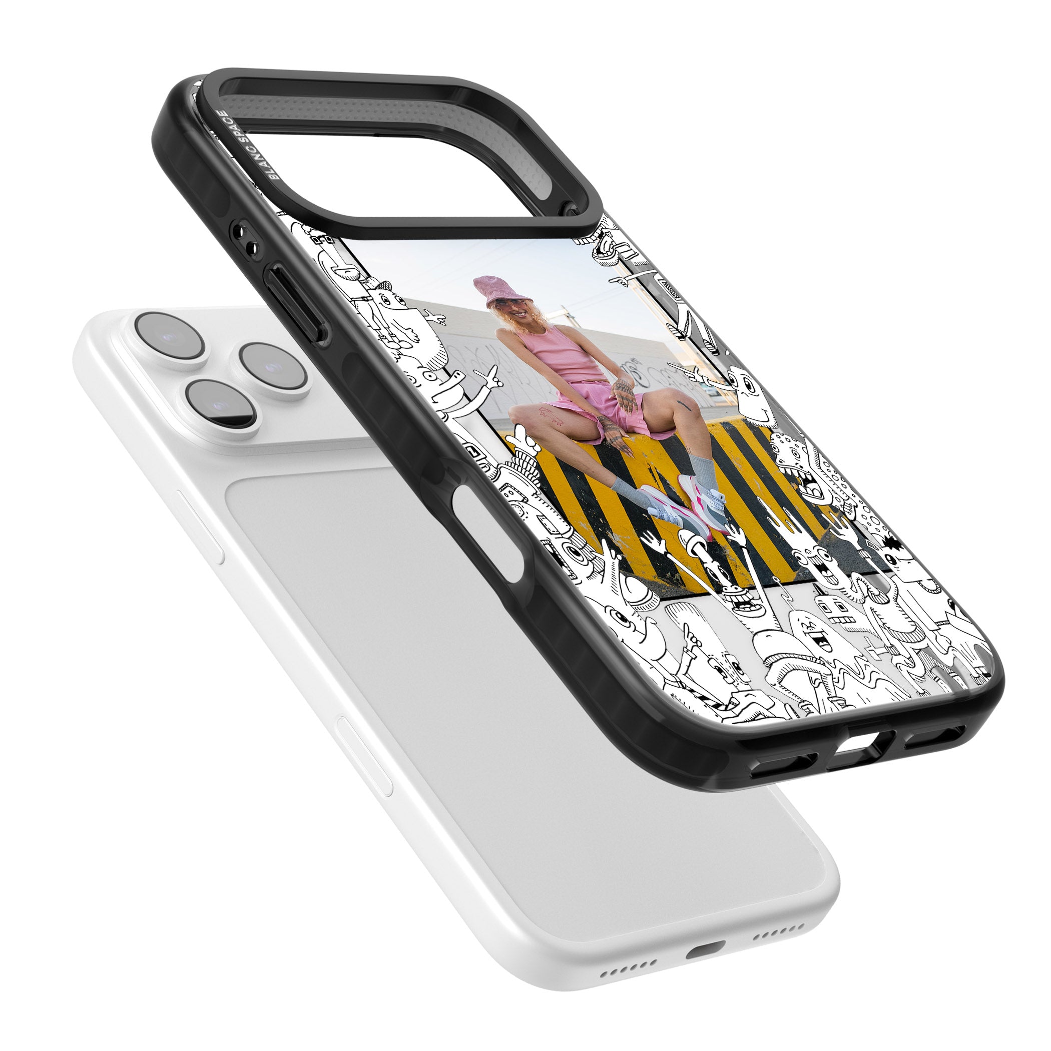 Personalised Look At This Photo Case iPhone 17 Pro Impact Black Phone Case Colours