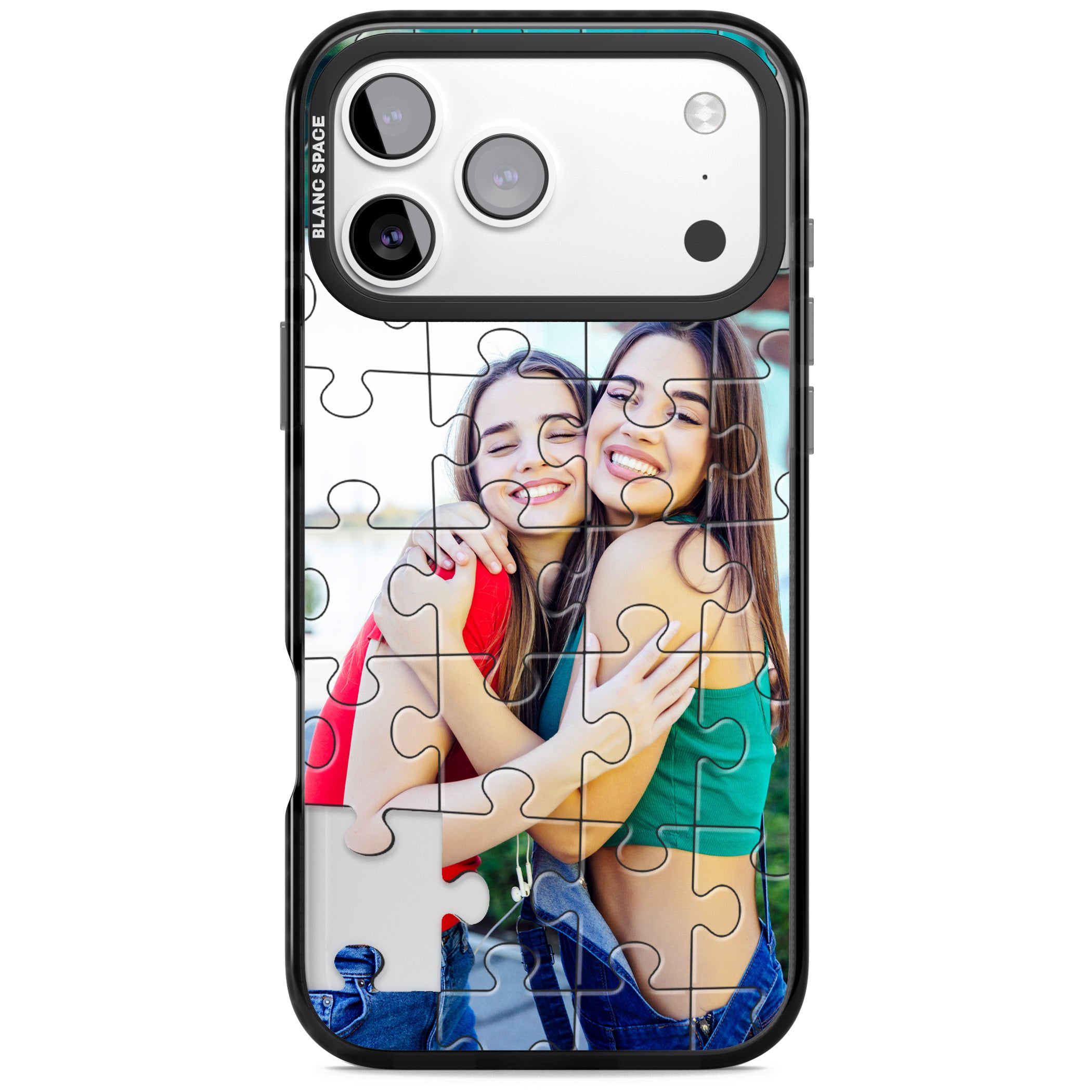 Personalised Jigsaw Puzzle Photo iPhone 17 Pro Impact Black Phone Case