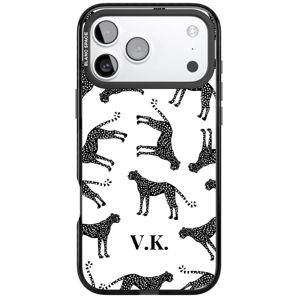 Personalised Monochrome Cheetahs