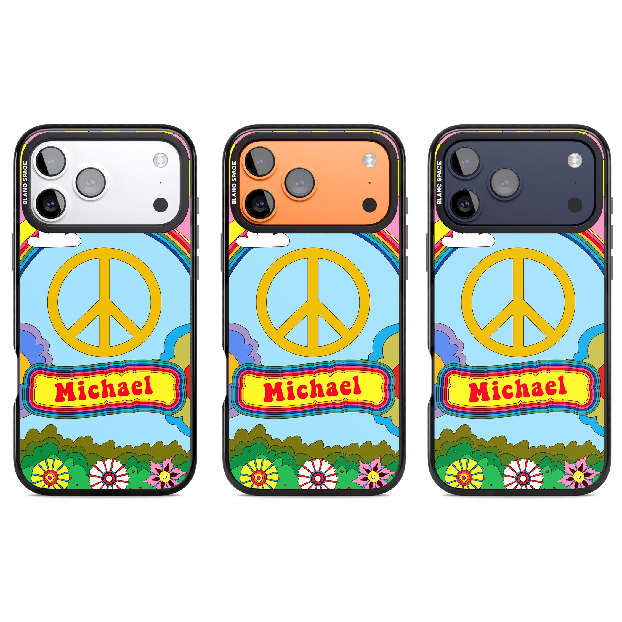 Personalised Happy Days iPhone 17 Pro Impact Black Phone Case APT Impact Protection