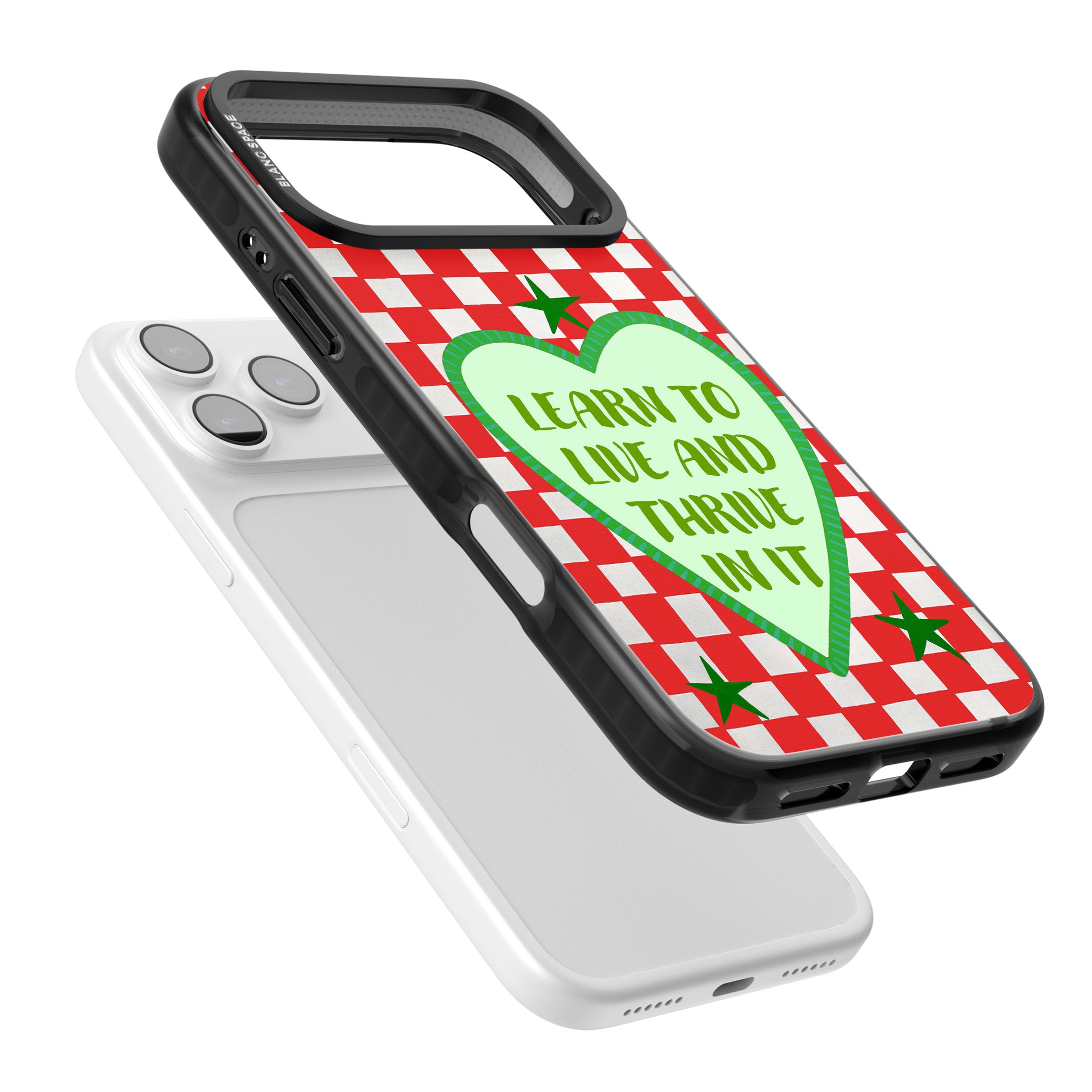 Learn To Live iPhone 17 Pro Impact Black Phone Case Colours