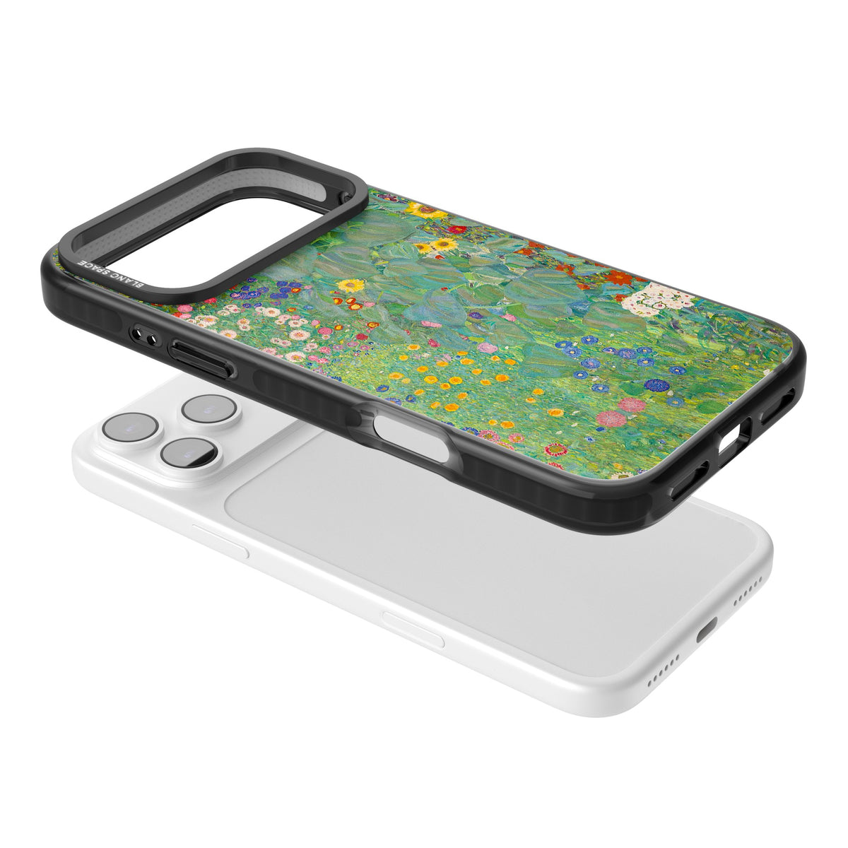 Farm Garden With Sunflowers iPhone 17 Pro Max Impact Black Phone Case angled