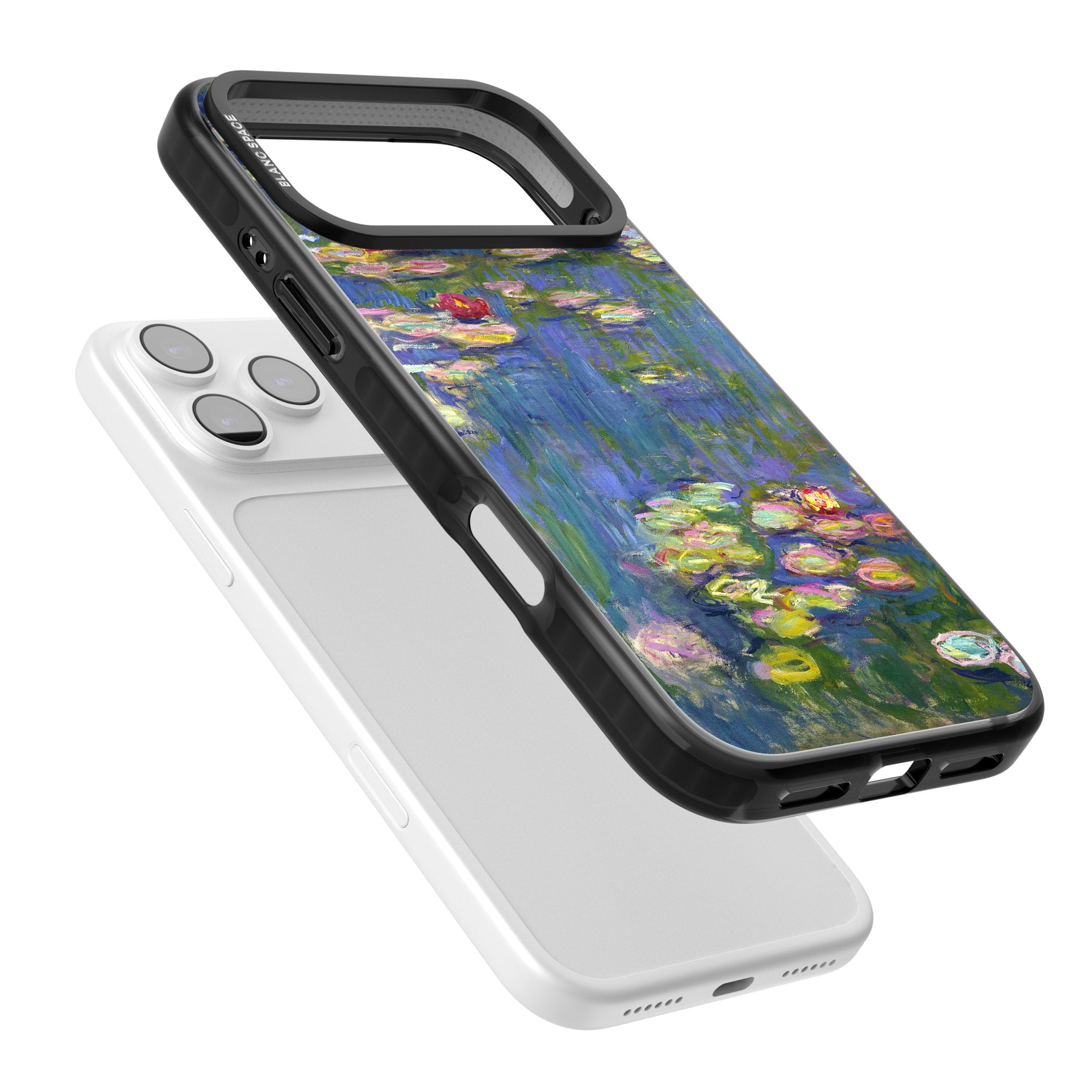Water Lilies II iPhone 17 Pro Impact Black Phone Case Colours