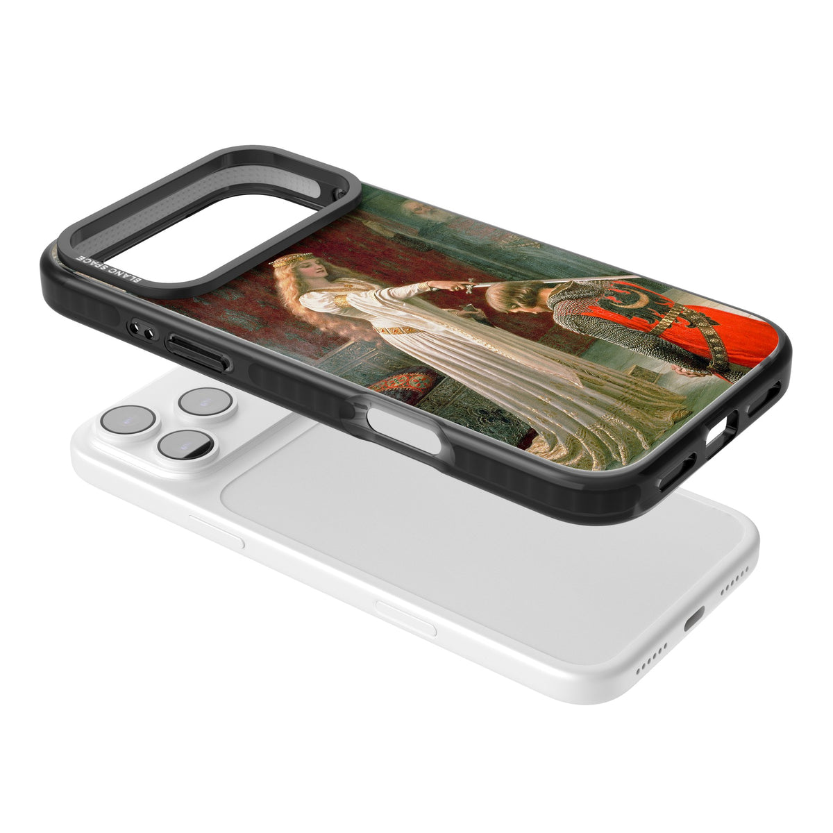 The Accolade iPhone 17 Pro Max Impact Black Phone Case angled